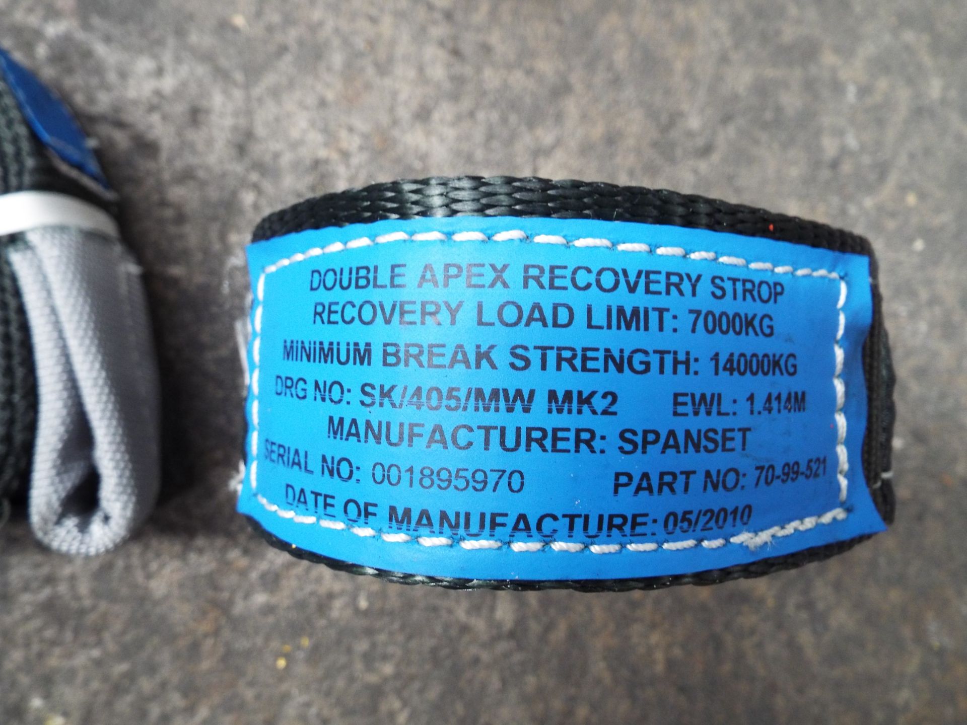 5 x Spanset 7000Kg Recovery Strops - Image 3 of 3