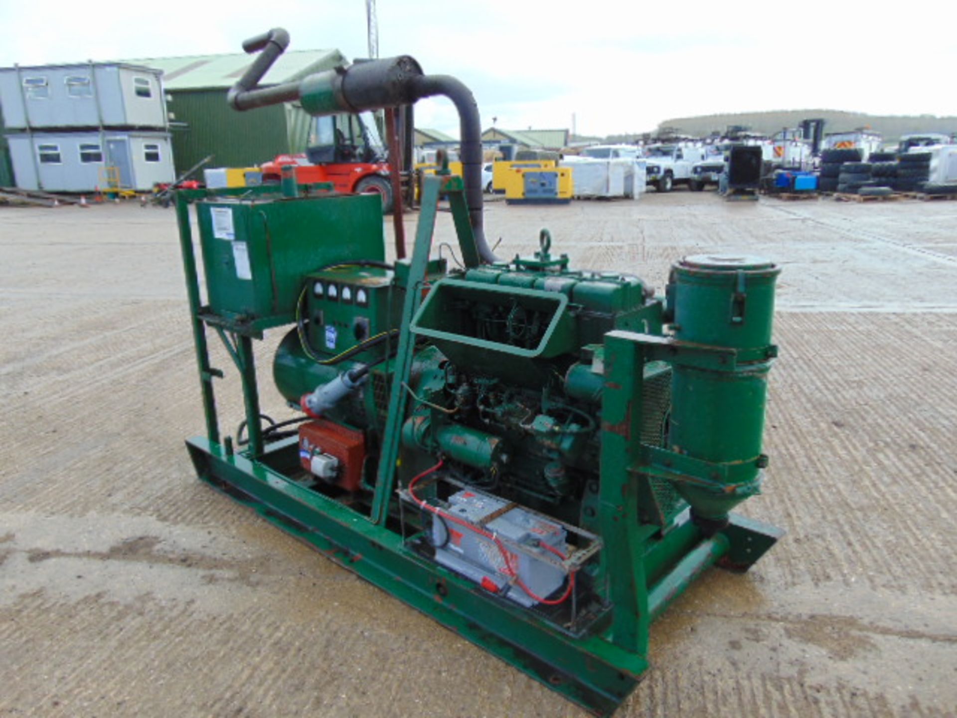 Skid Mounted Lister Petter 34.4 KVA 3 Phase Diesel Generator Set