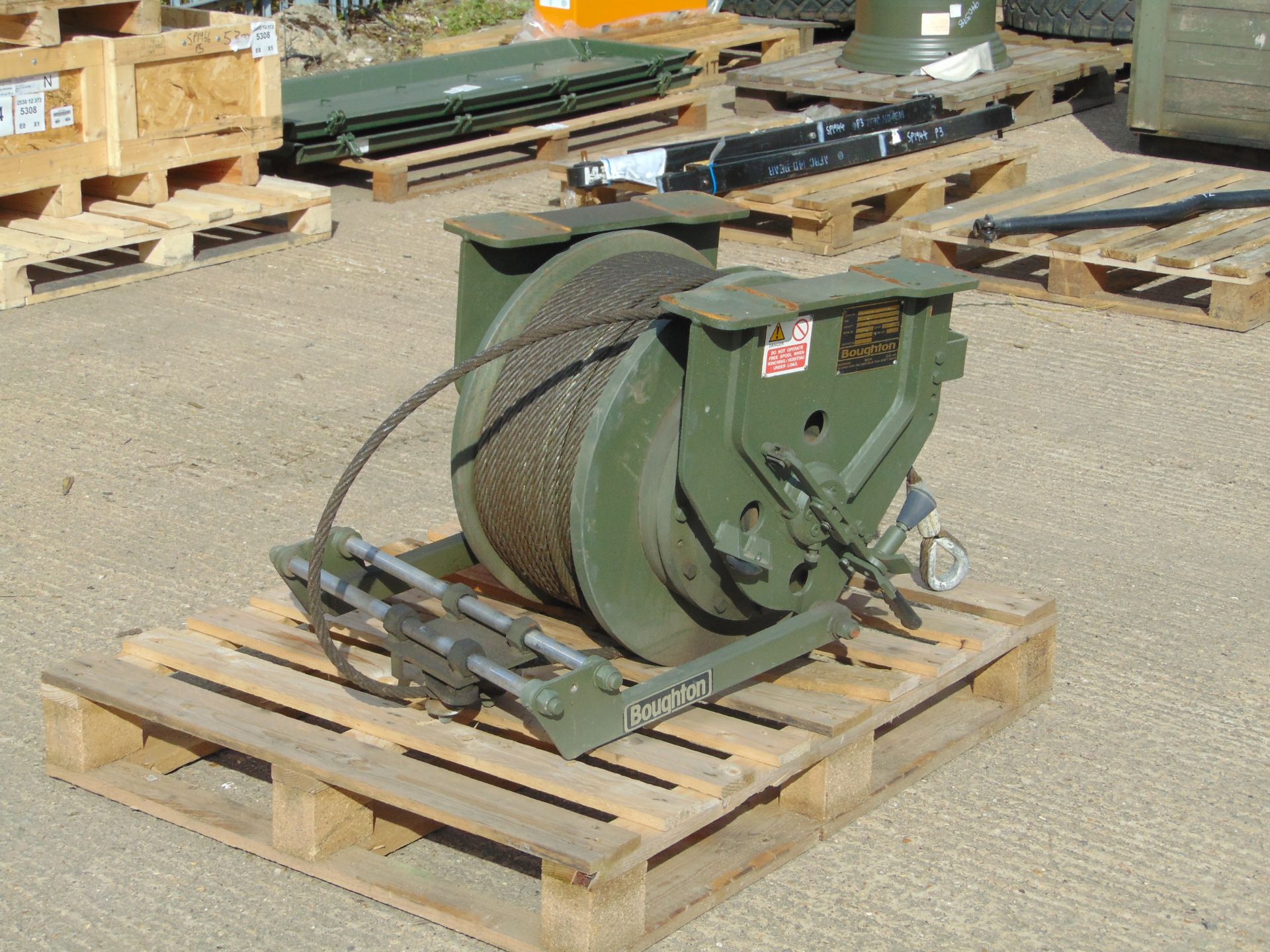 Boughton H7500 7.5T Vehicle Mounted Mechanical Winch Drum
