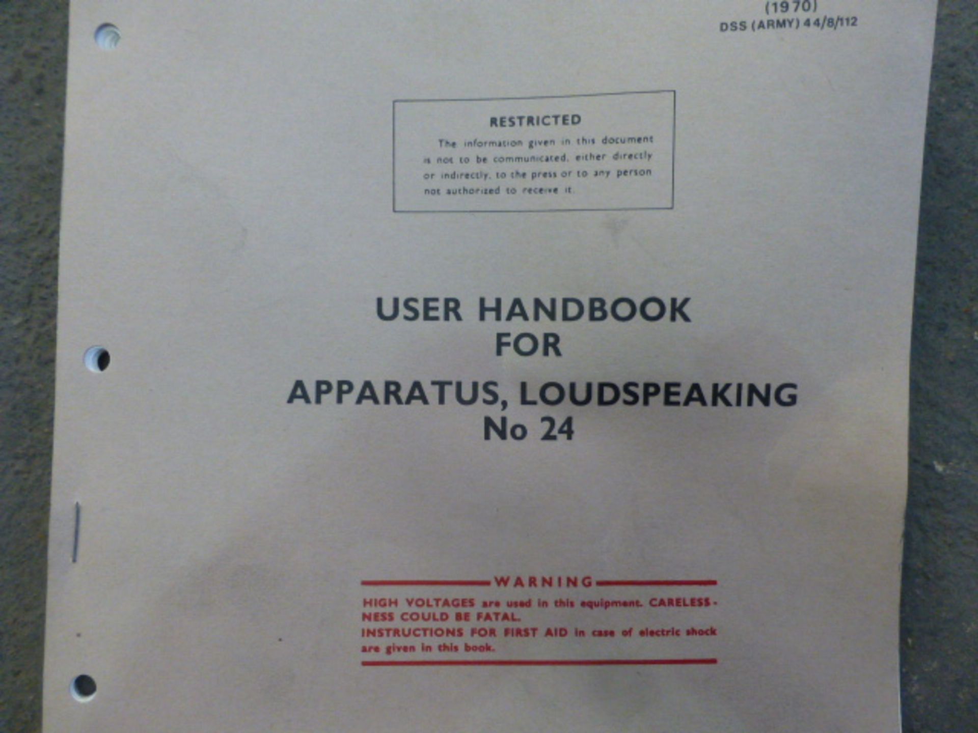 ALS.24 Station Loudspeaker Assy - Image 14 of 15