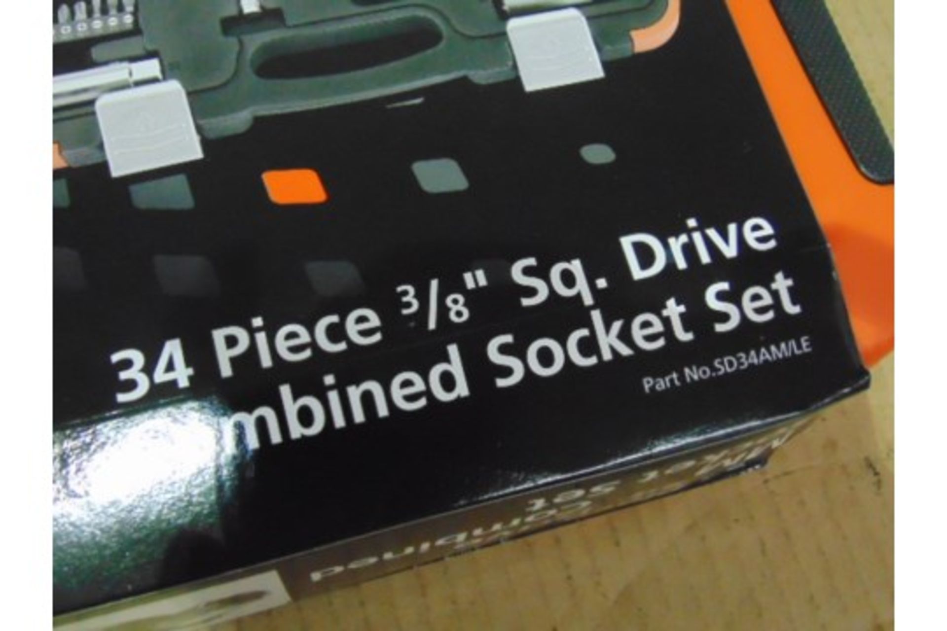 Unissued Draper 34pc 3/8" Combined Socket Set - Image 6 of 8
