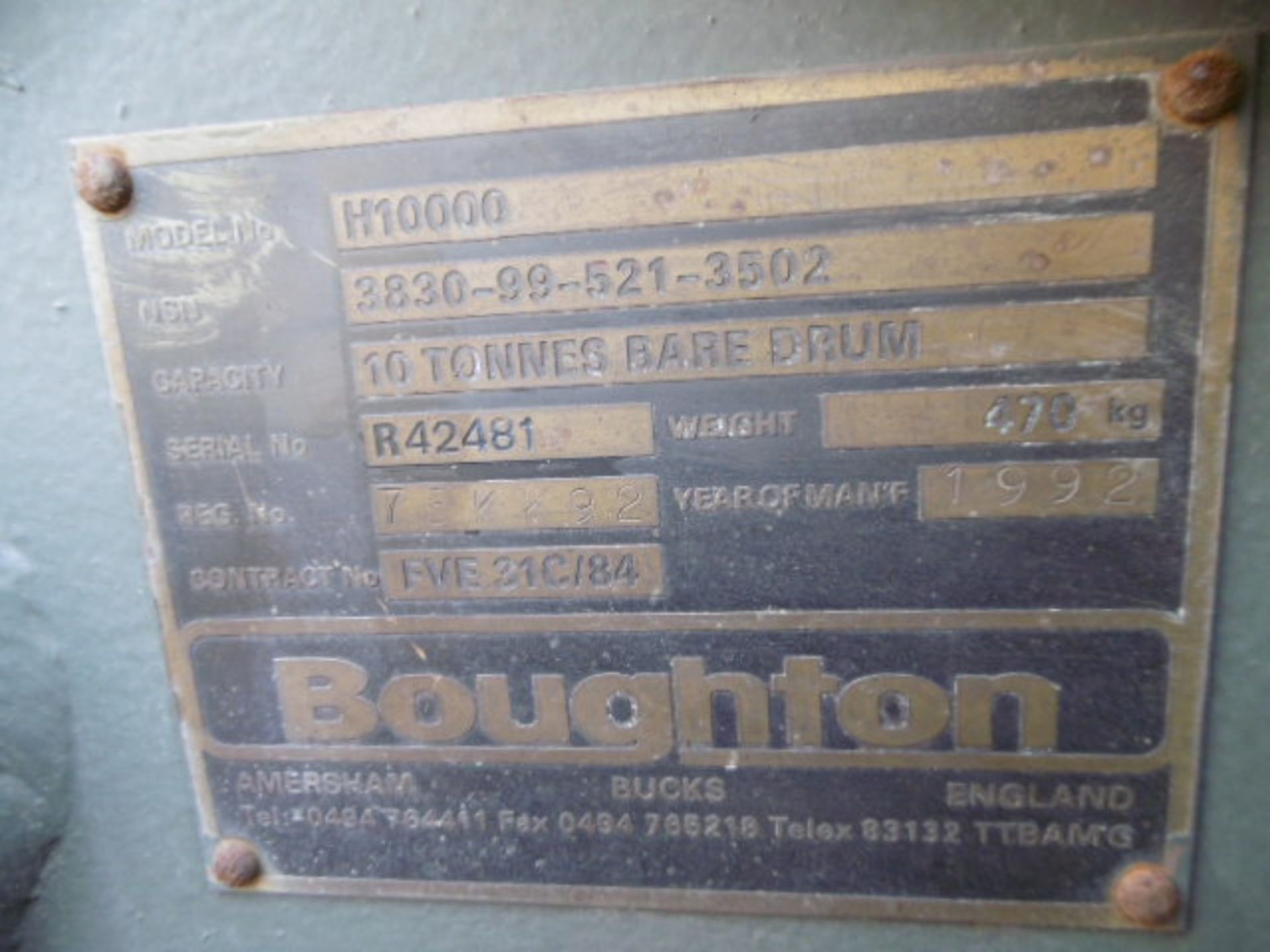 Boughton H10000 10 ton Hydraulic Winch Drum with Ground Anchor System - Bild 11 aus 22