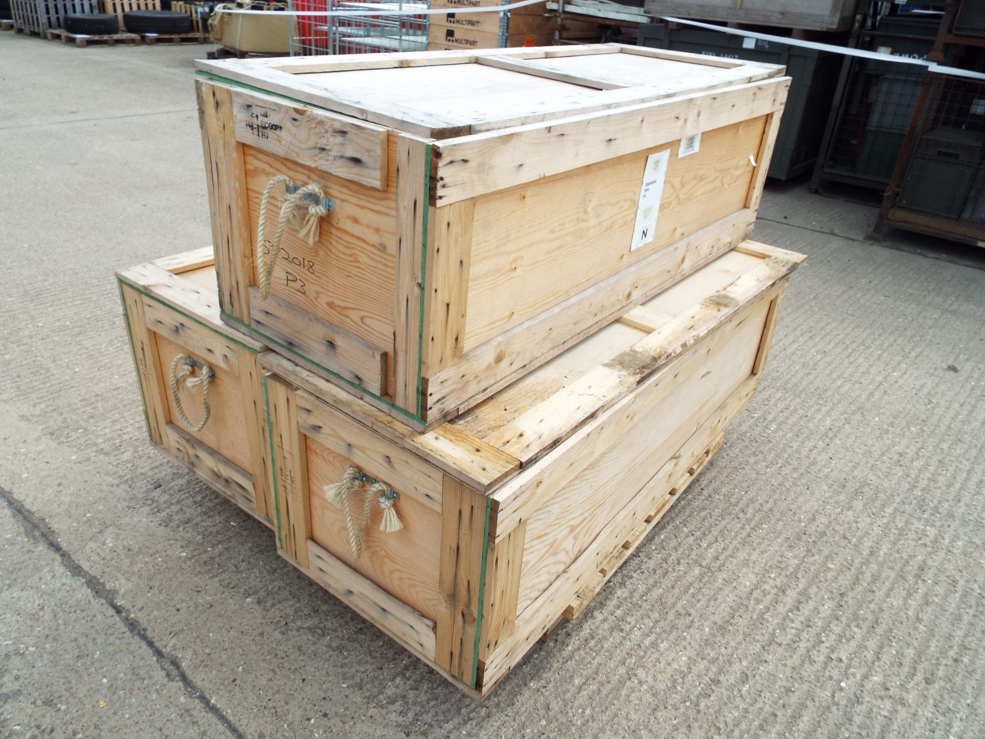 3 x Heavy Duty Packing/Shipping Crates