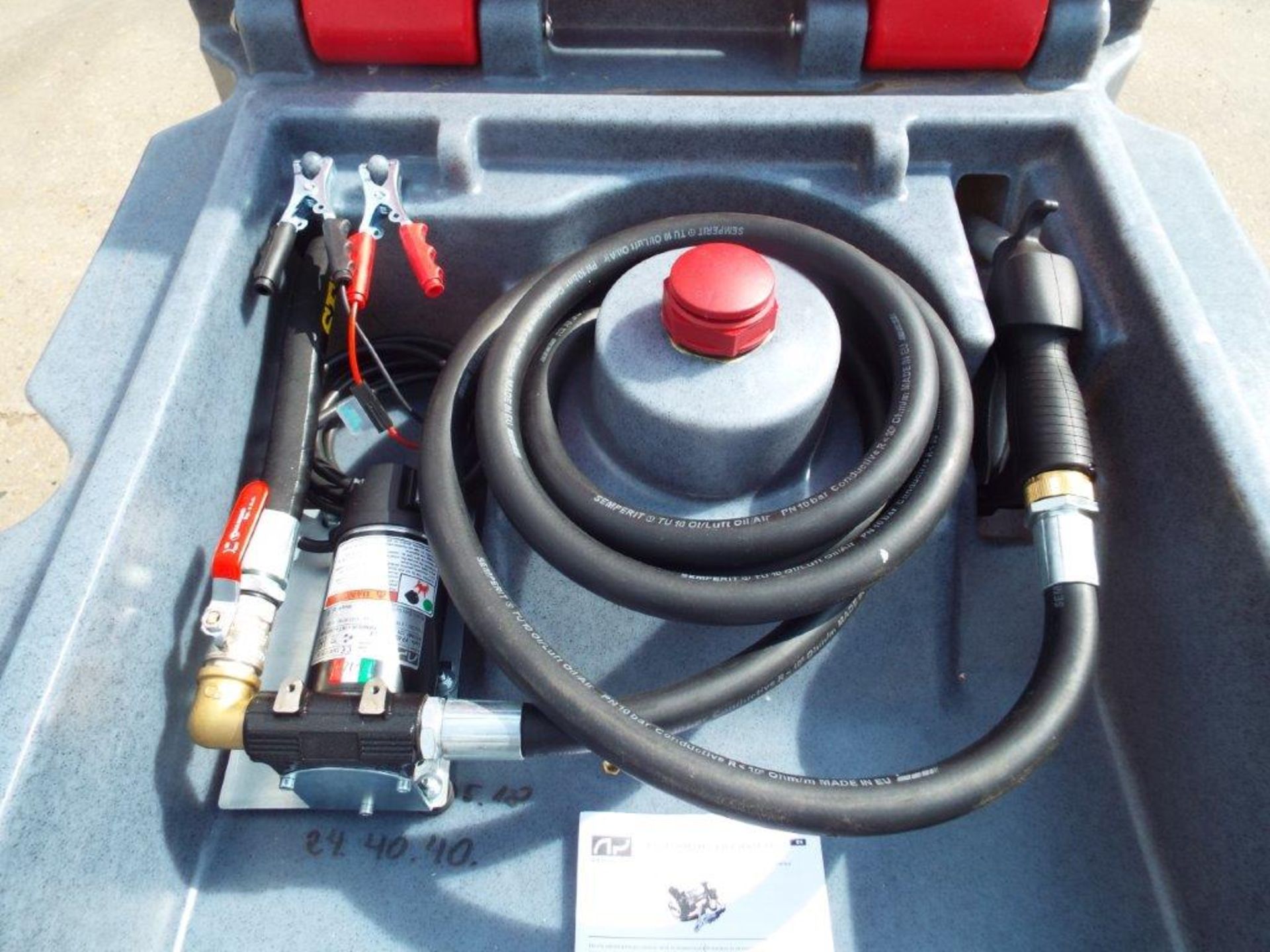 JFC TT-425 425L Mobile Diesel Tank C/W 12v Fuel Pump, Nozzle, 4m Hose etc - Image 7 of 13