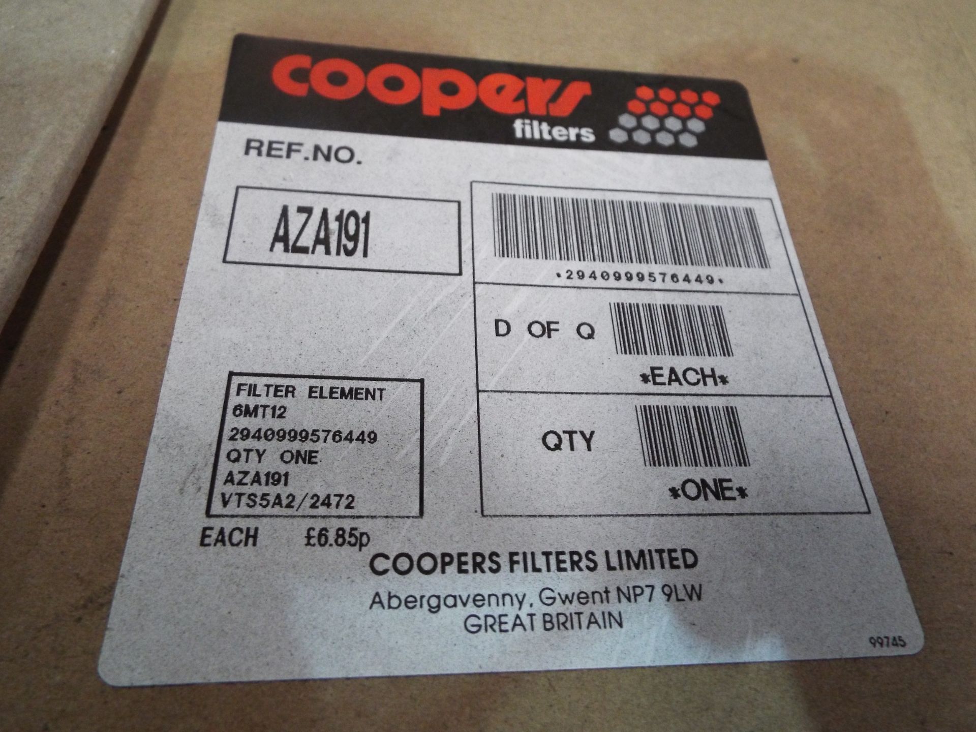 45 x Coopers AZA191 Air Filters - Image 4 of 5