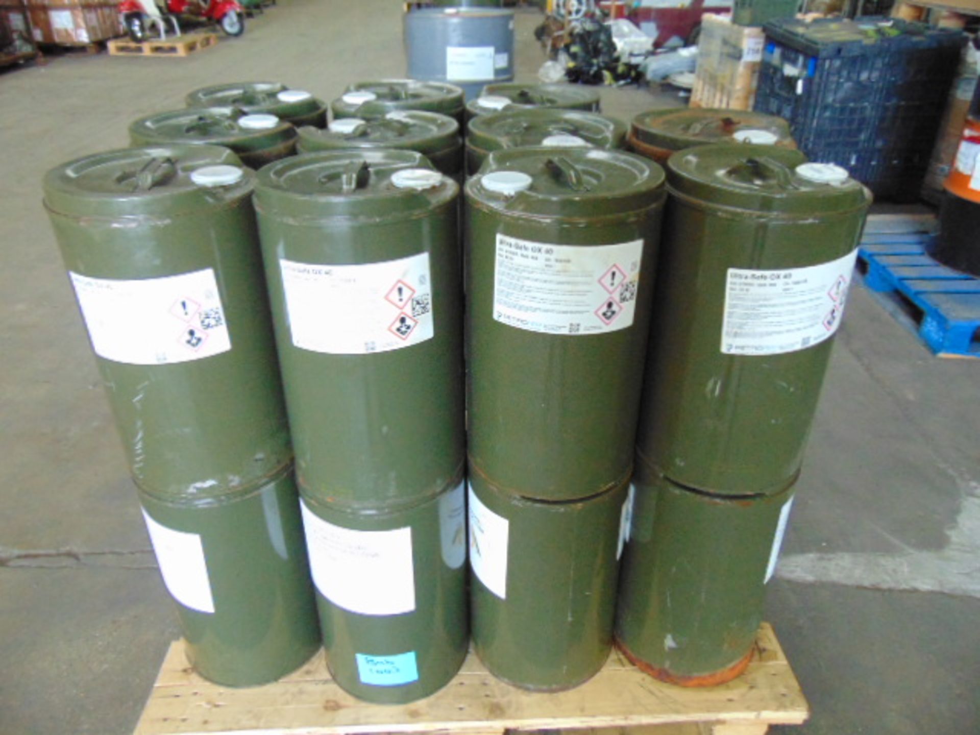 23 x Unissued 25L Drums of OX-40 Ultra Safe Marine Hydraulic Oil