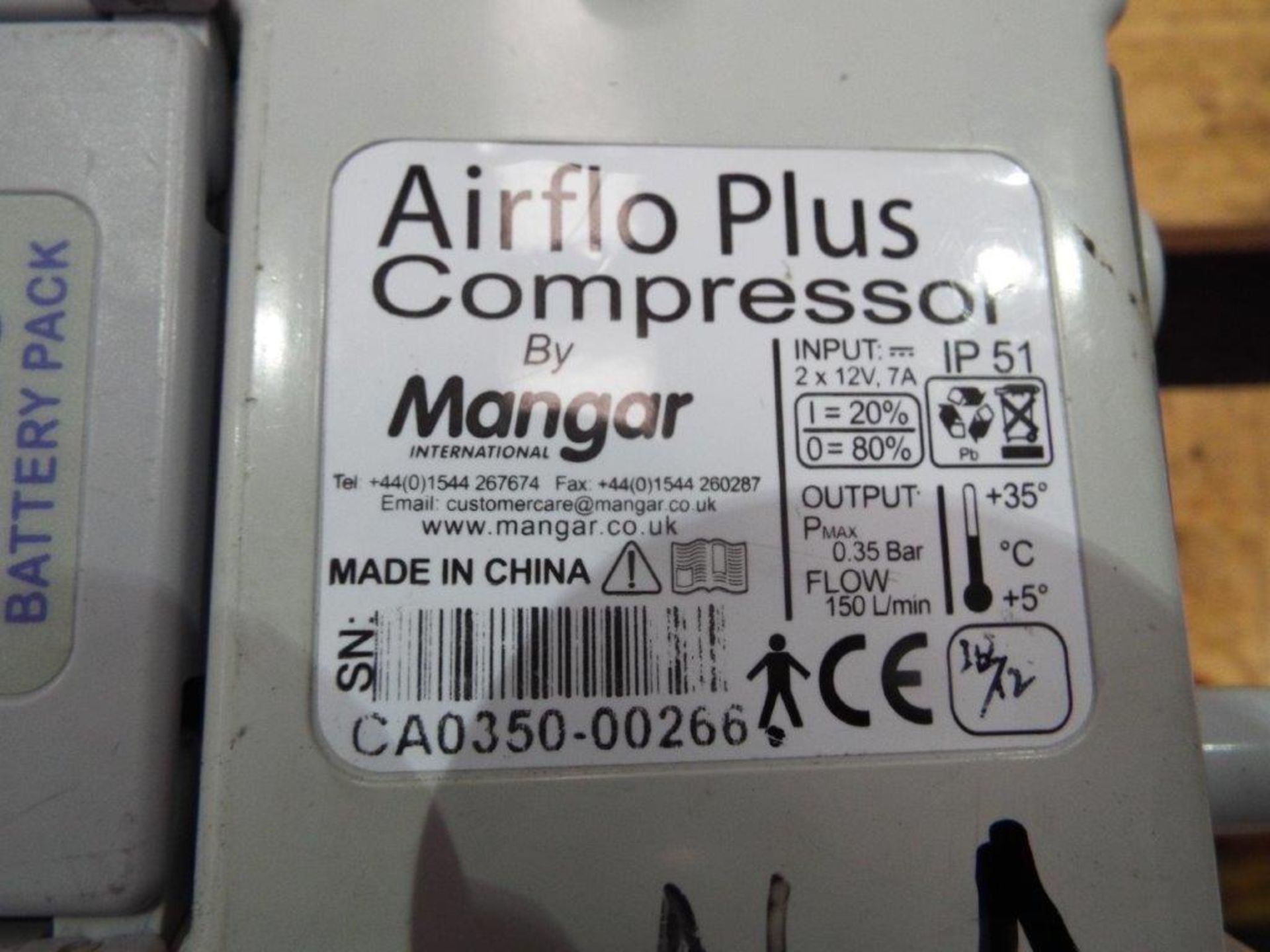 2 x Airflo Plus Portable Compressor for use with Camel/Elk Emergency Lifting Cushions - Bild 6 aus 9