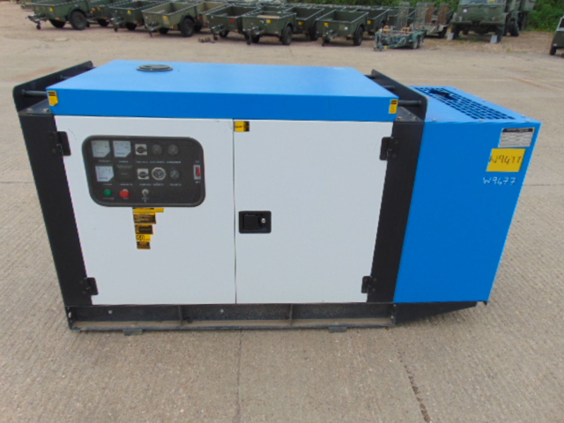 UNISSUED WITH TEST HOURS ONLY 50 KVA 3 Phase Silent Diesel Generator Set