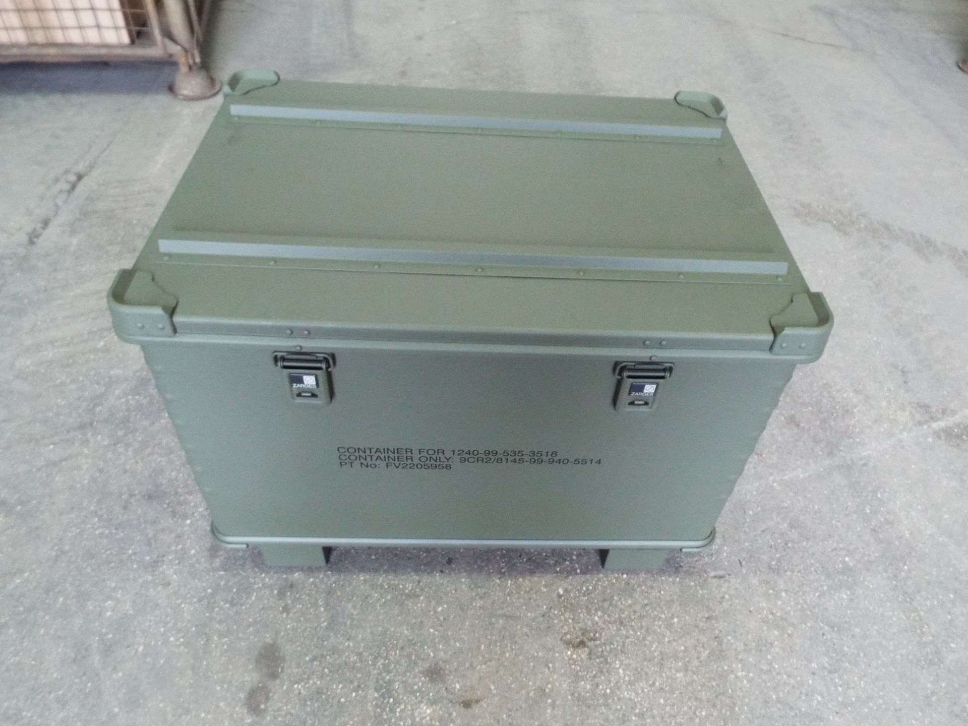 Unissued Heavy Duty Zarges Aluminium Case