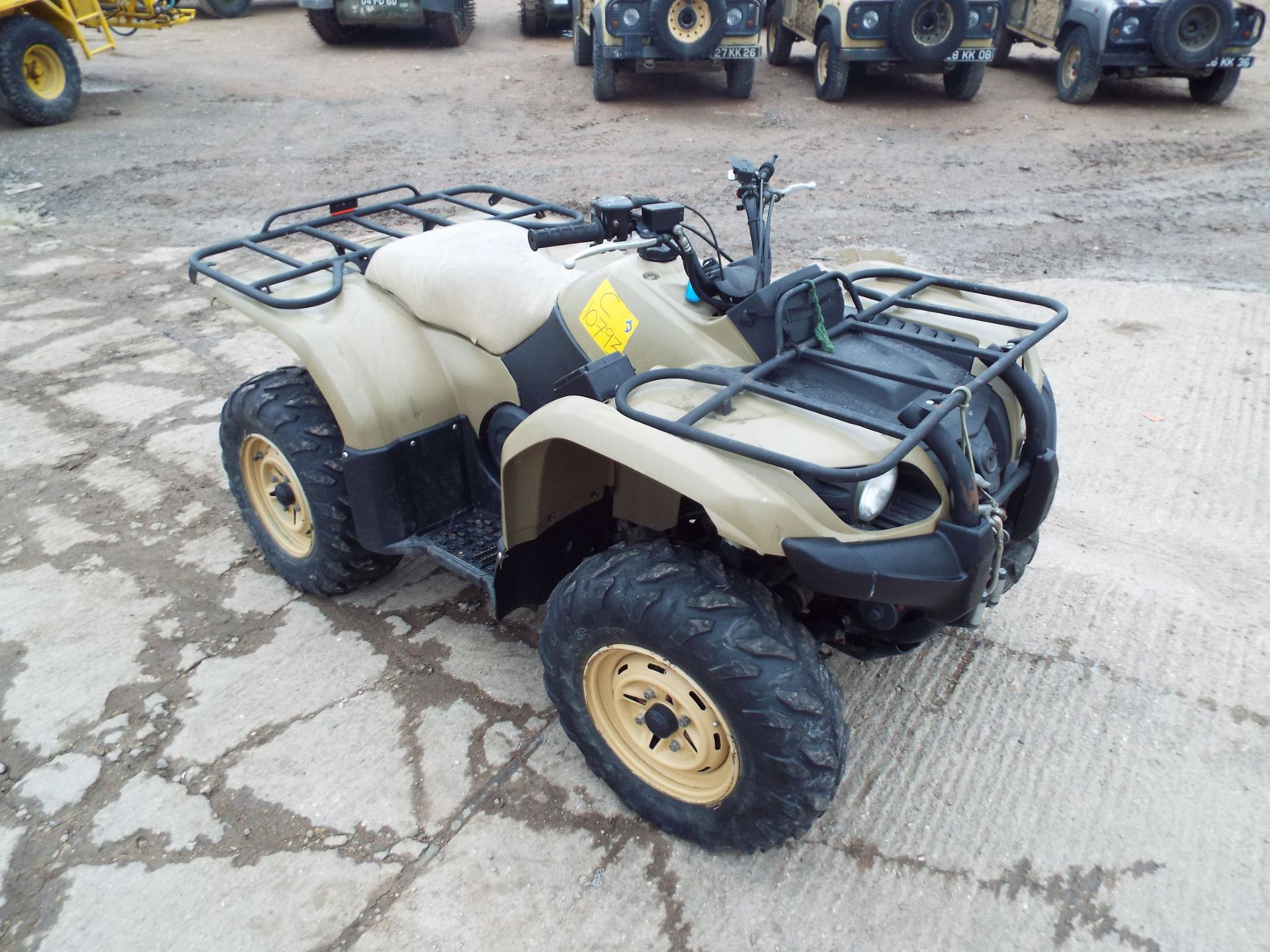 Military Specification Yamaha Grizzly 450 4 x 4 ATV Quad Bike Complete with Winch