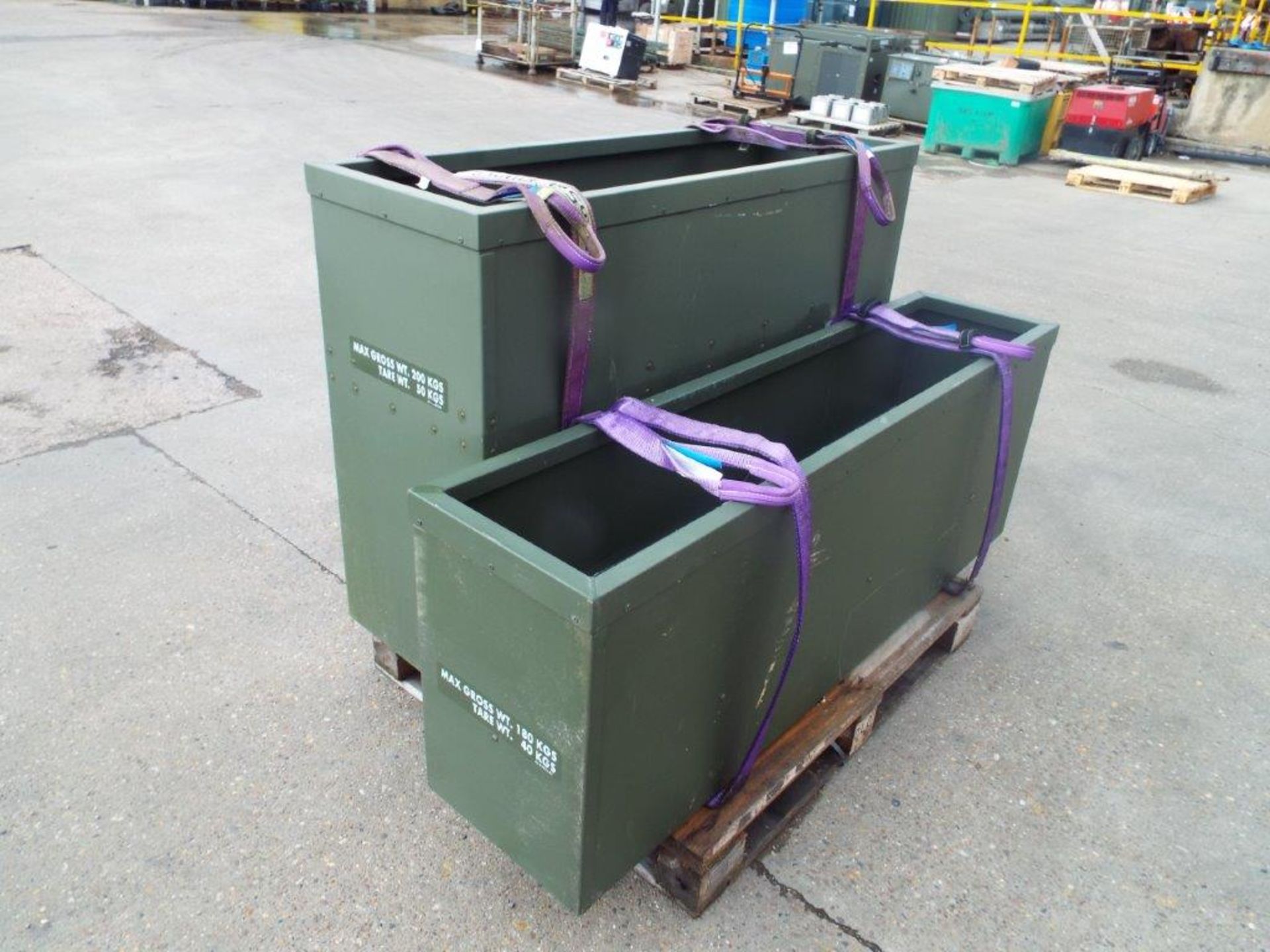 2 x Heavy Duty Vehicle Stowage Boxes