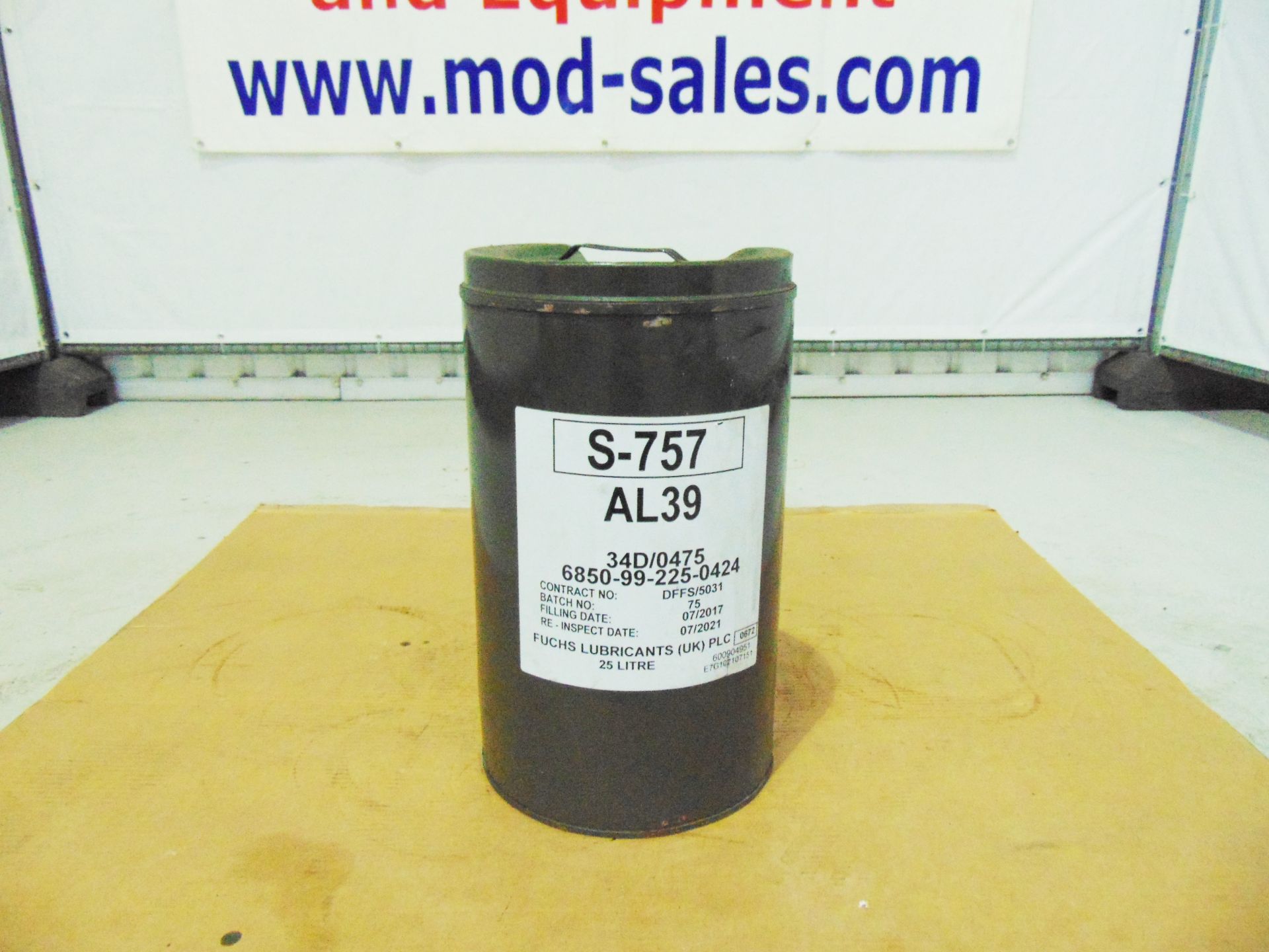 1 x Unissued 25L Drum of AL-39 Anti Freeze