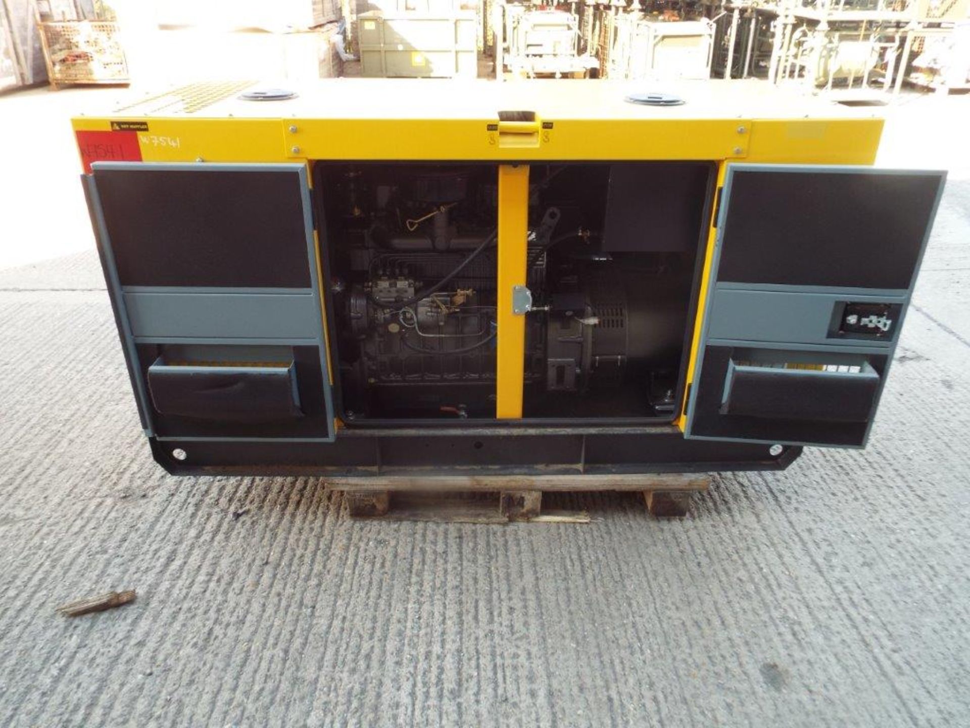 UNISSUED WITH TEST HOURS ONLY 40 KVA 3 Phase Silent Diesel Generator Set - Image 9 of 18