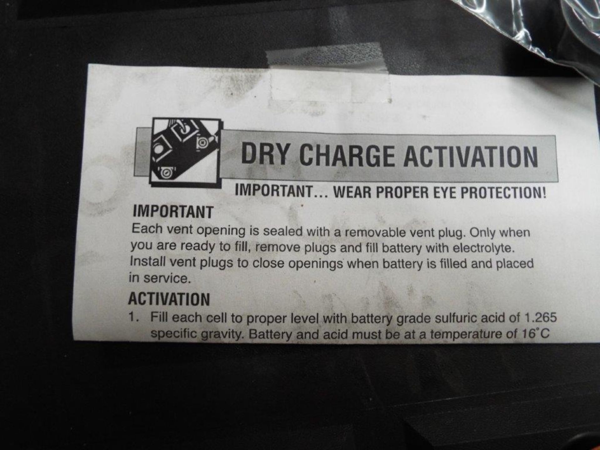 2 x Unissued CAT 354-3614 Dry Charge 12v 190A.H. Batteries - Image 4 of 5