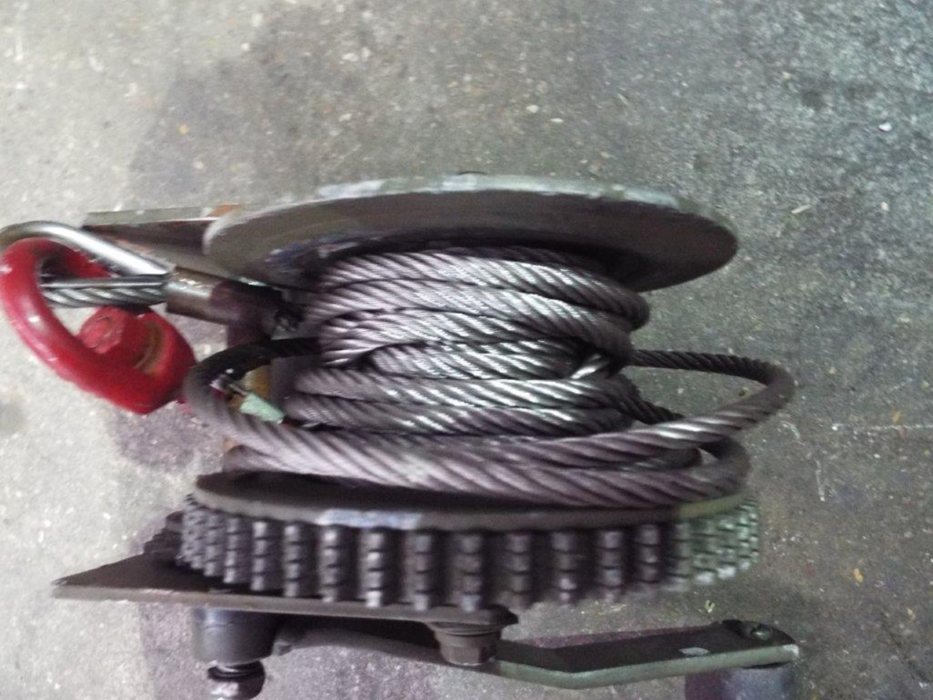 Hand Winch with Wire Winch Rope - Image 3 of 8