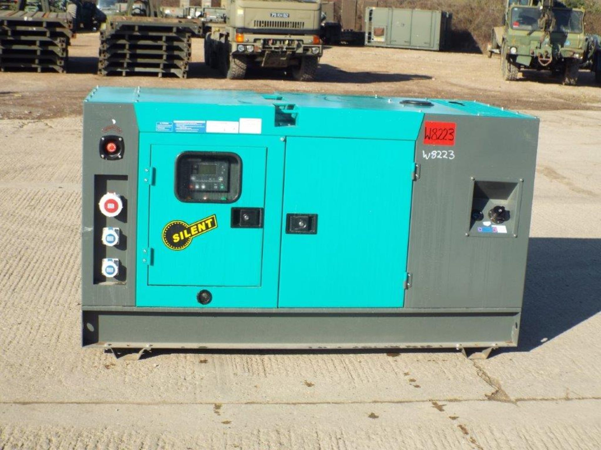 UNISSUED WITH TEST HOURS ONLY 70 KVA 3 Phase Silent Diesel Generator Set - Image 2 of 17