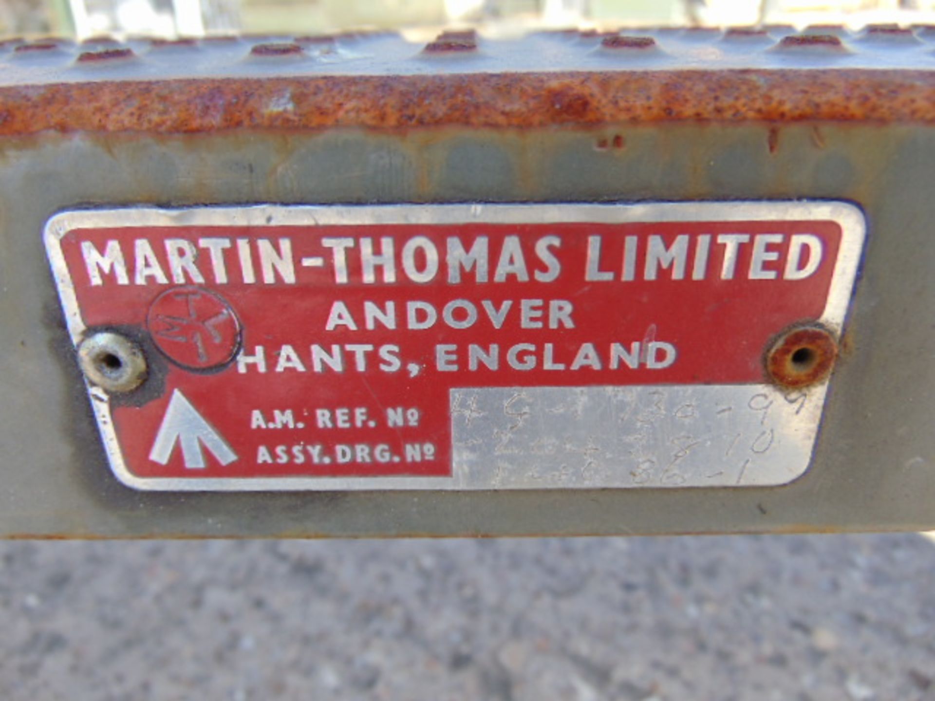 Martin-Thomas Ltd 4-Step mobile Warehouse Ladder - Image 5 of 5