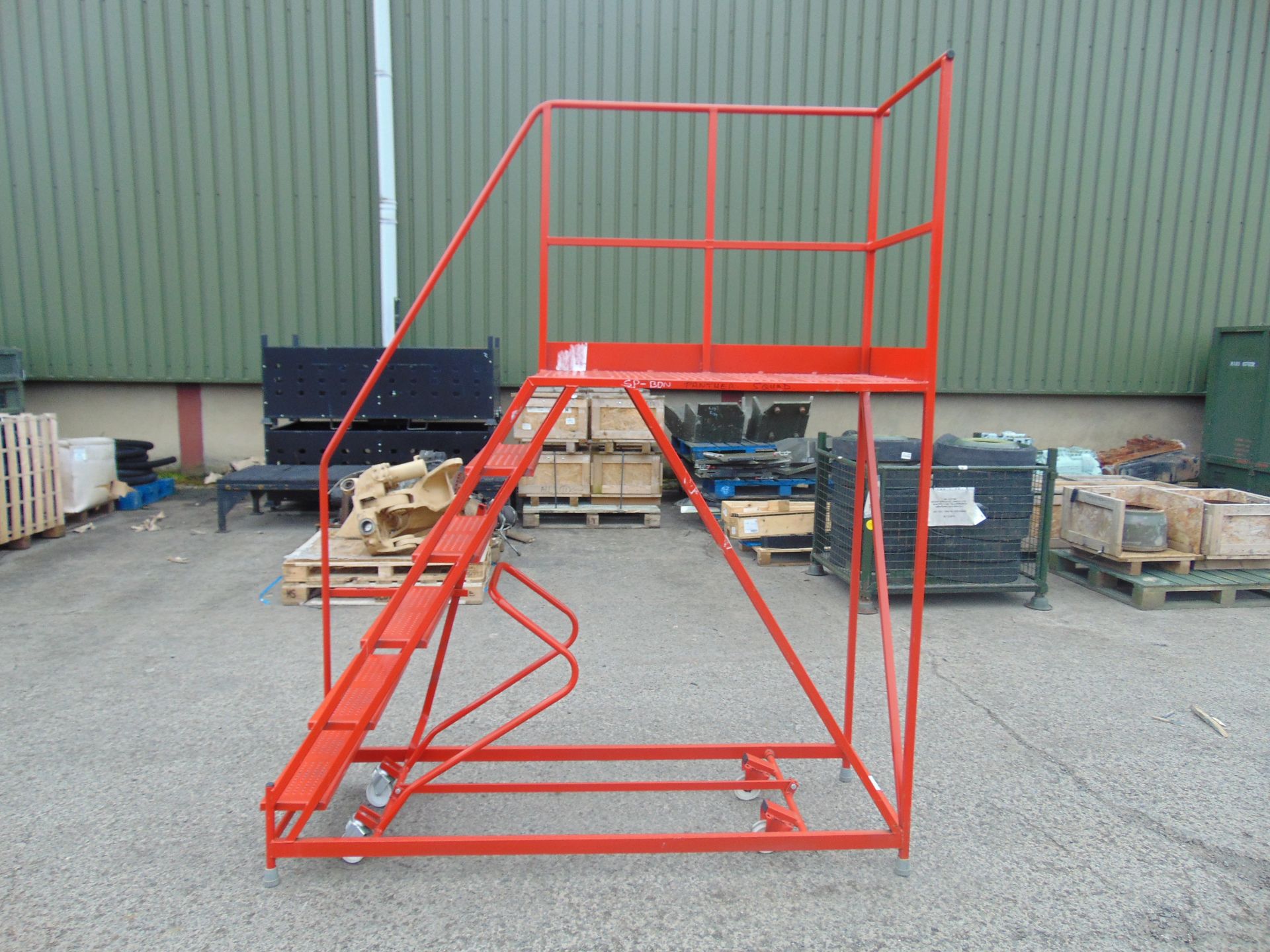 6-Step mobile Warehouse Ladder - Image 3 of 7
