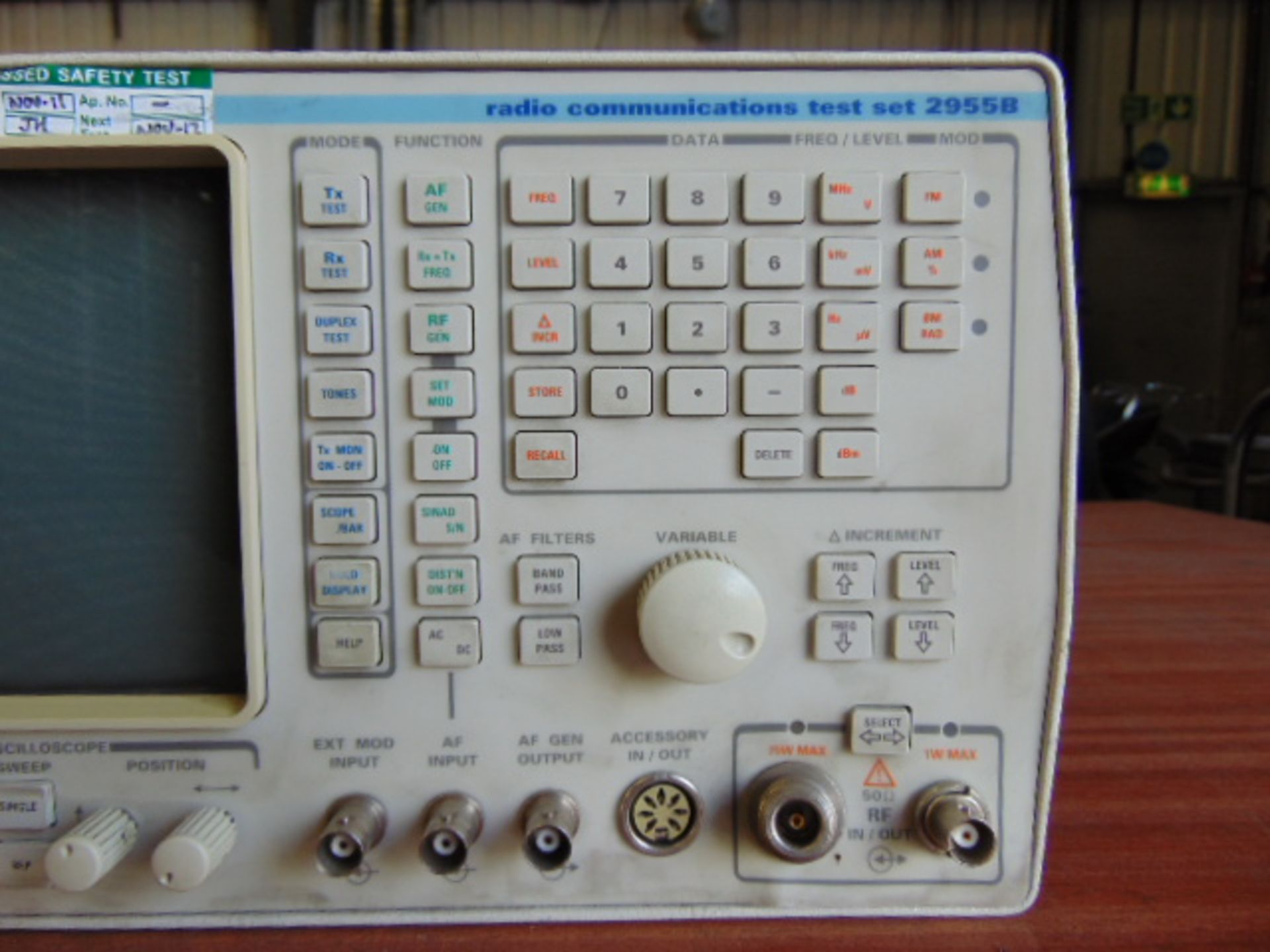 Marconi 2955B Radio Communications Test Set - Image 4 of 9
