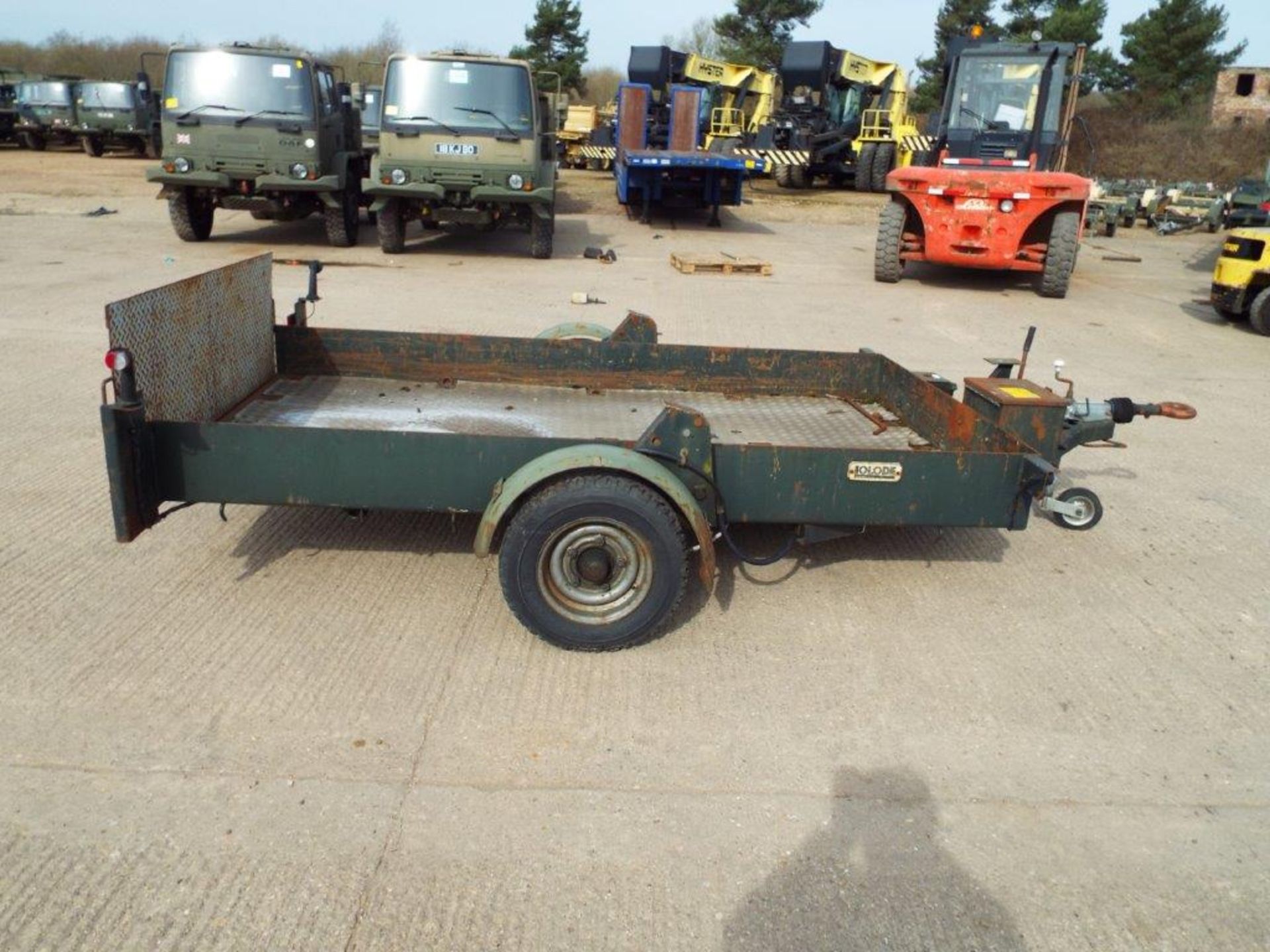 Single Axle Lolode King Hydraulic Lowering Trailer - Image 8 of 18