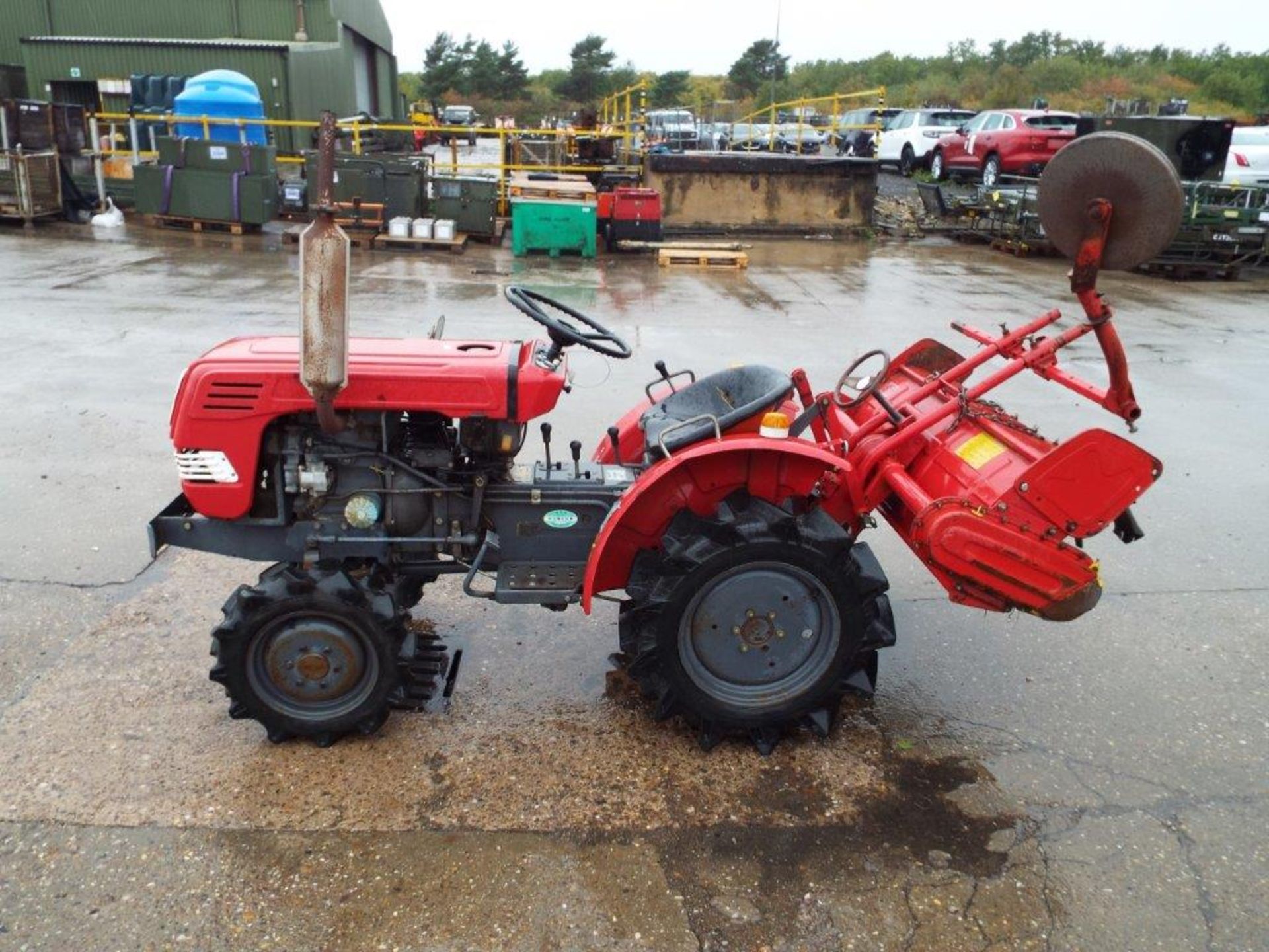 Shibaura 4WD Compact Tractor C/W Rotovator - Image 4 of 22