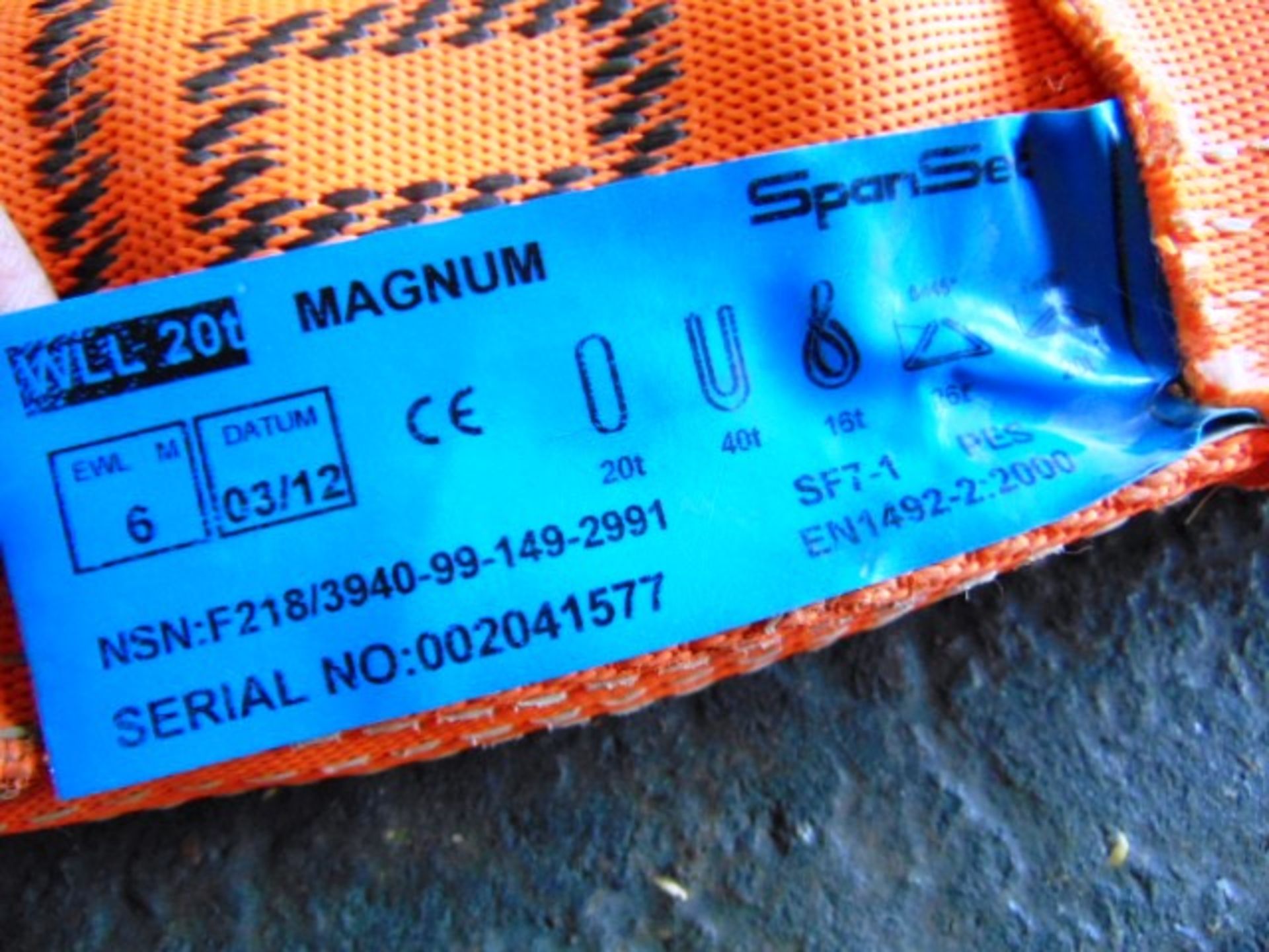 SpanSet Magnum Plus 20,000kgs Round Sling - Image 5 of 5