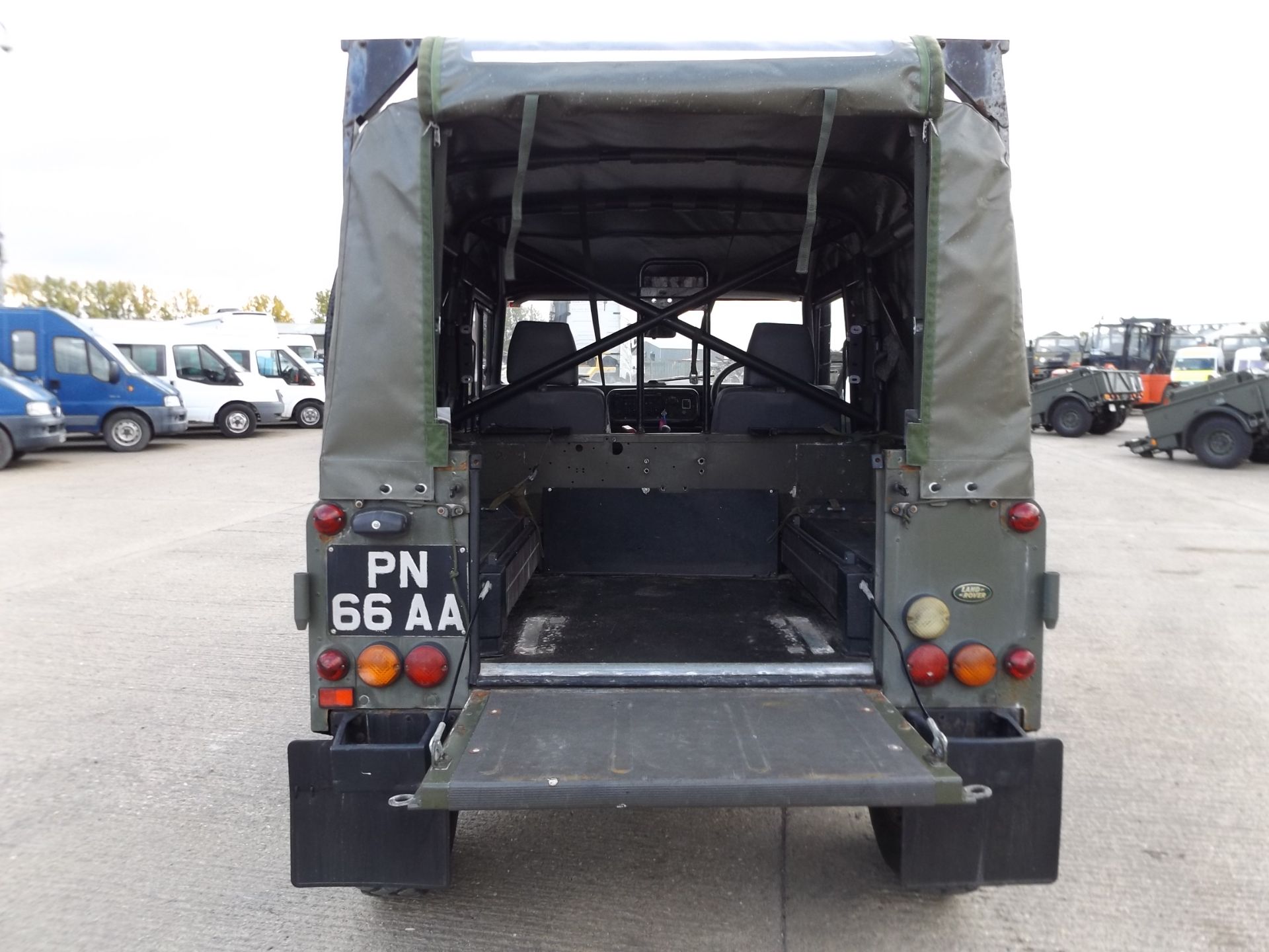 Very Rare Royal Marines Winter/Water Land Rover Wolf 90 Soft Top - Image 13 of 25