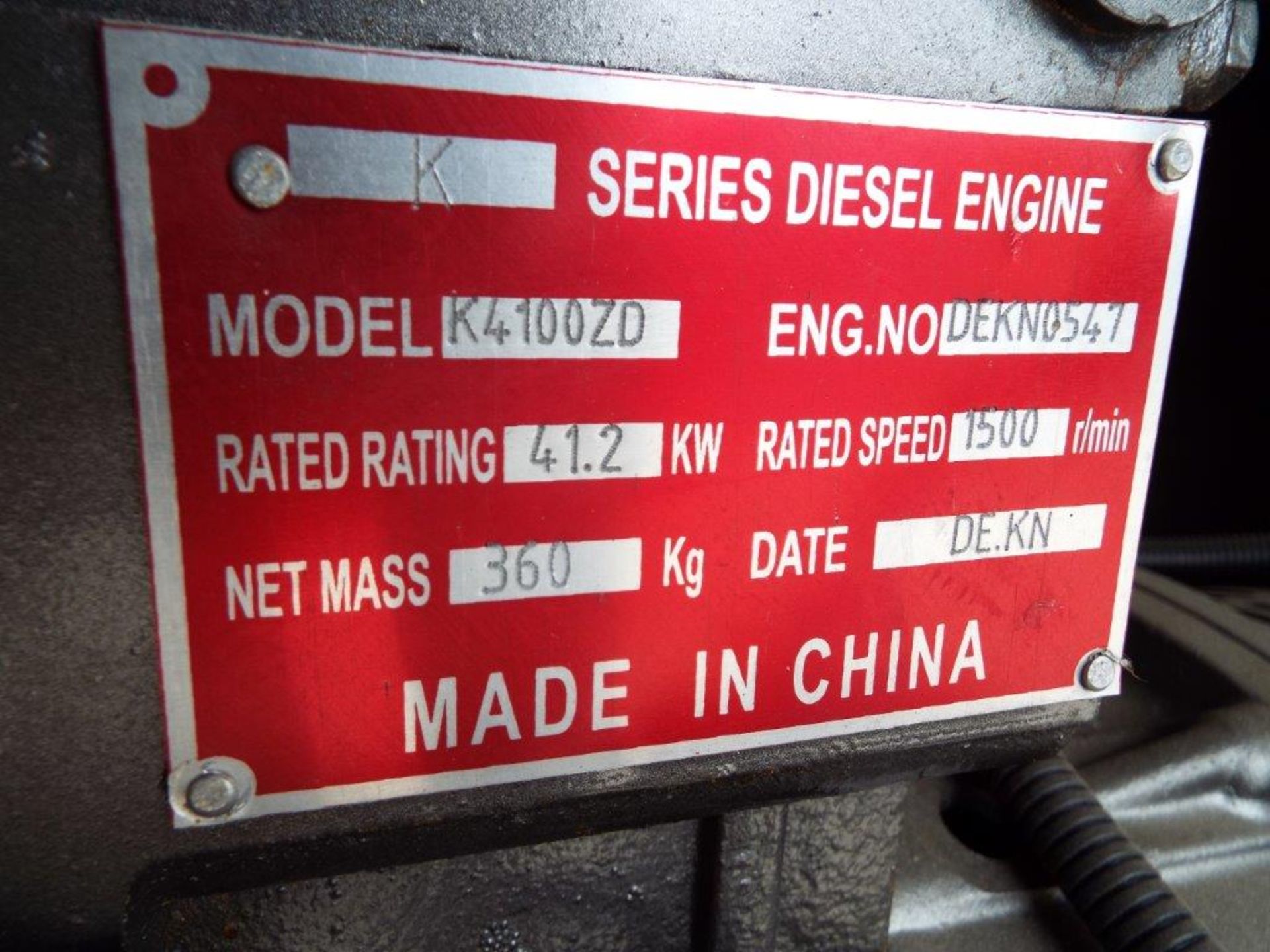 UNISSUED WITH TEST HOURS ONLY 60 KVA 3 Phase Silent Diesel Generator Set - Bild 14 aus 19