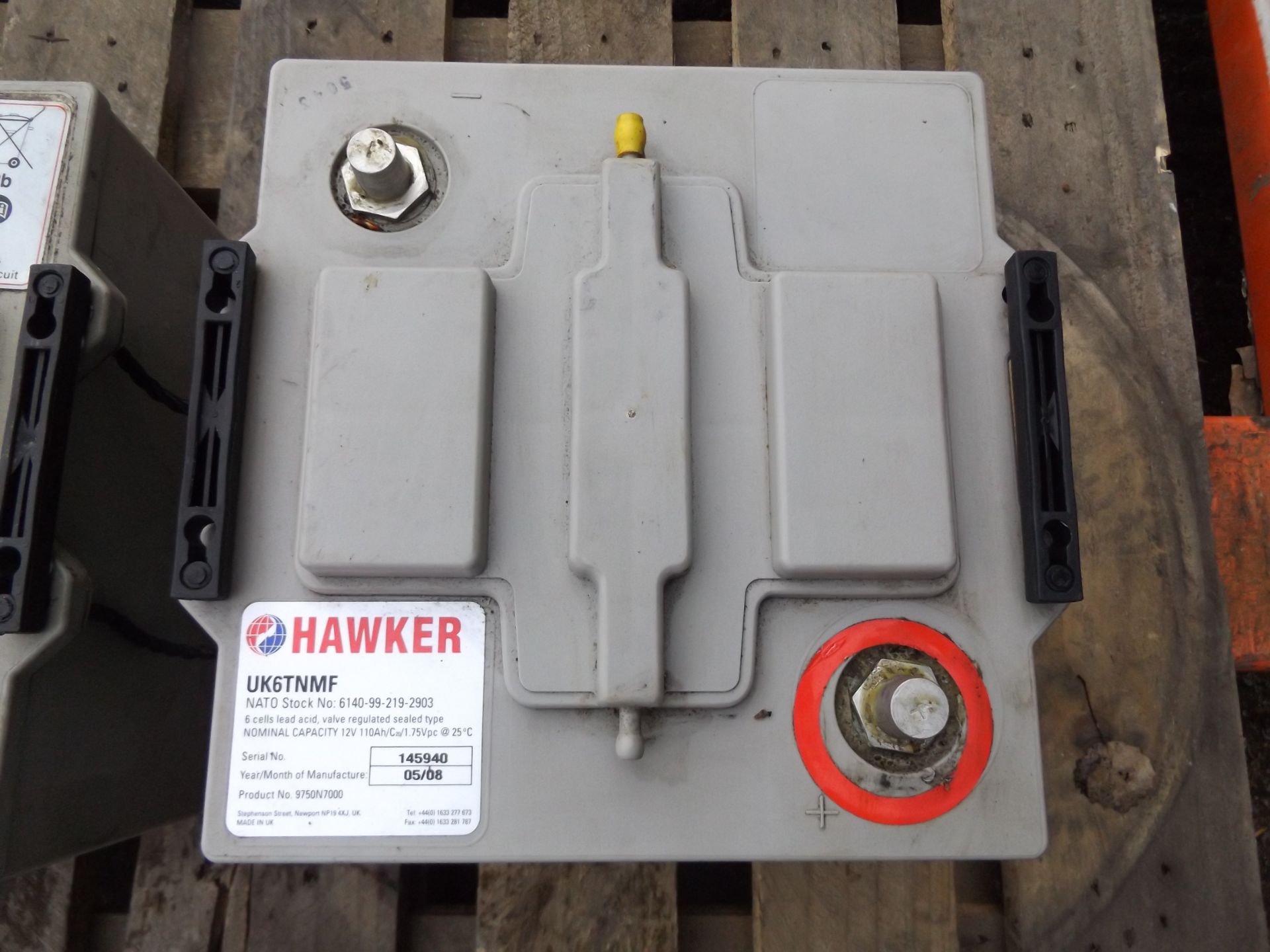 2 x Hawker UK6TNMF Rechargable Batteries - Image 3 of 5
