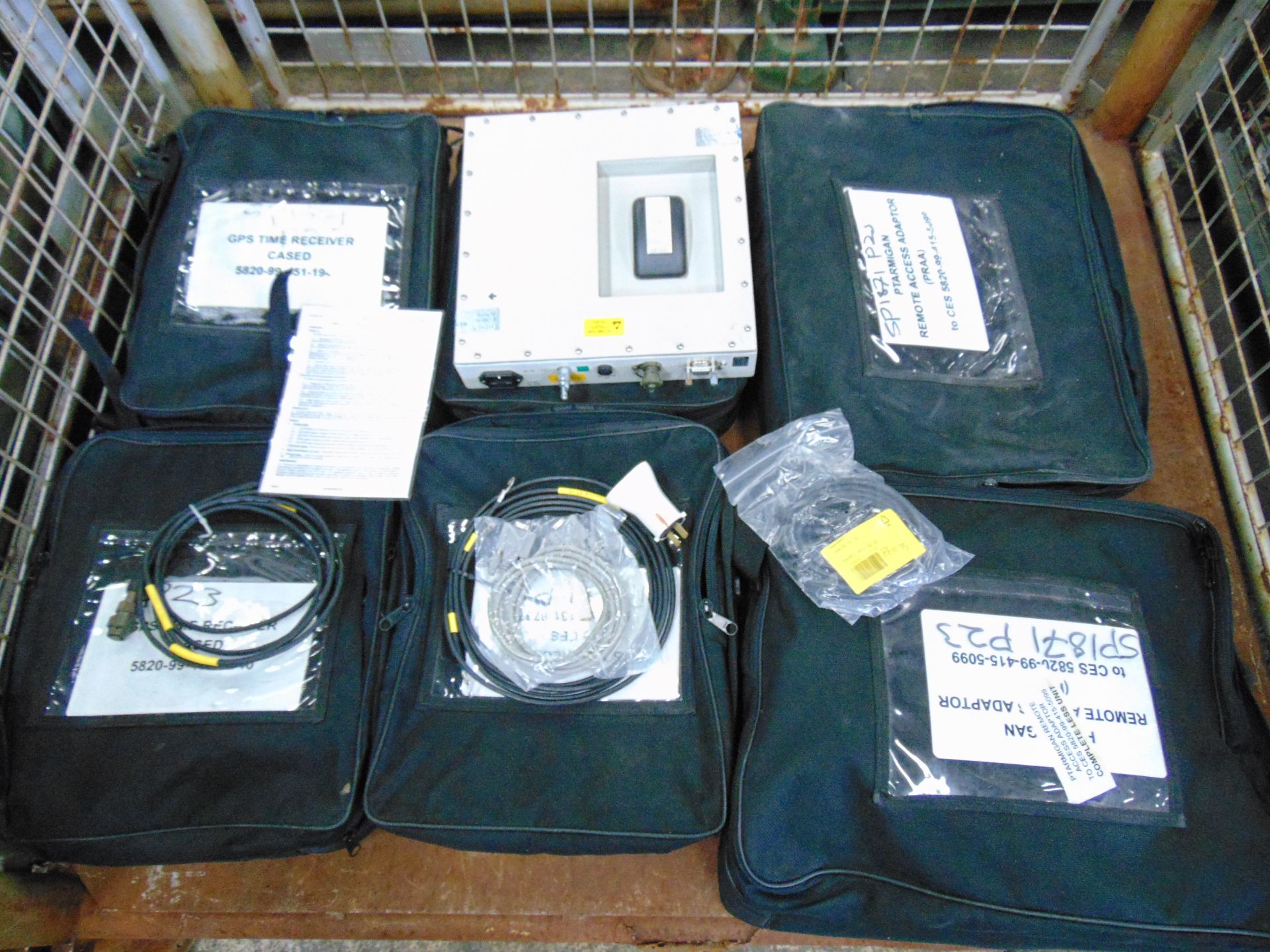 6 x EDS GPS Time Receiver Units complete with carry bags etc