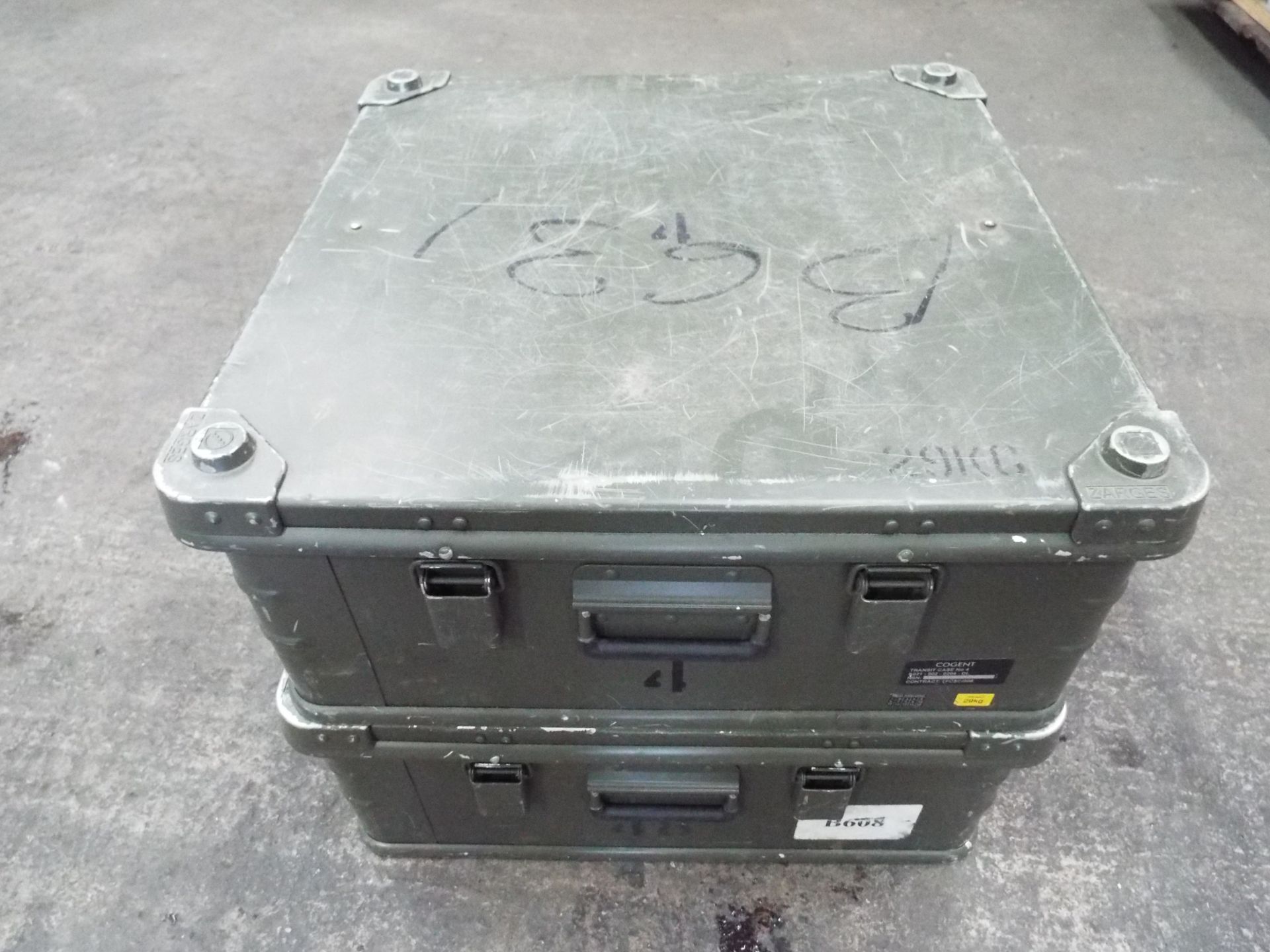 2 x Heavy Duty Zarges Aluminium Cases - Image 3 of 5