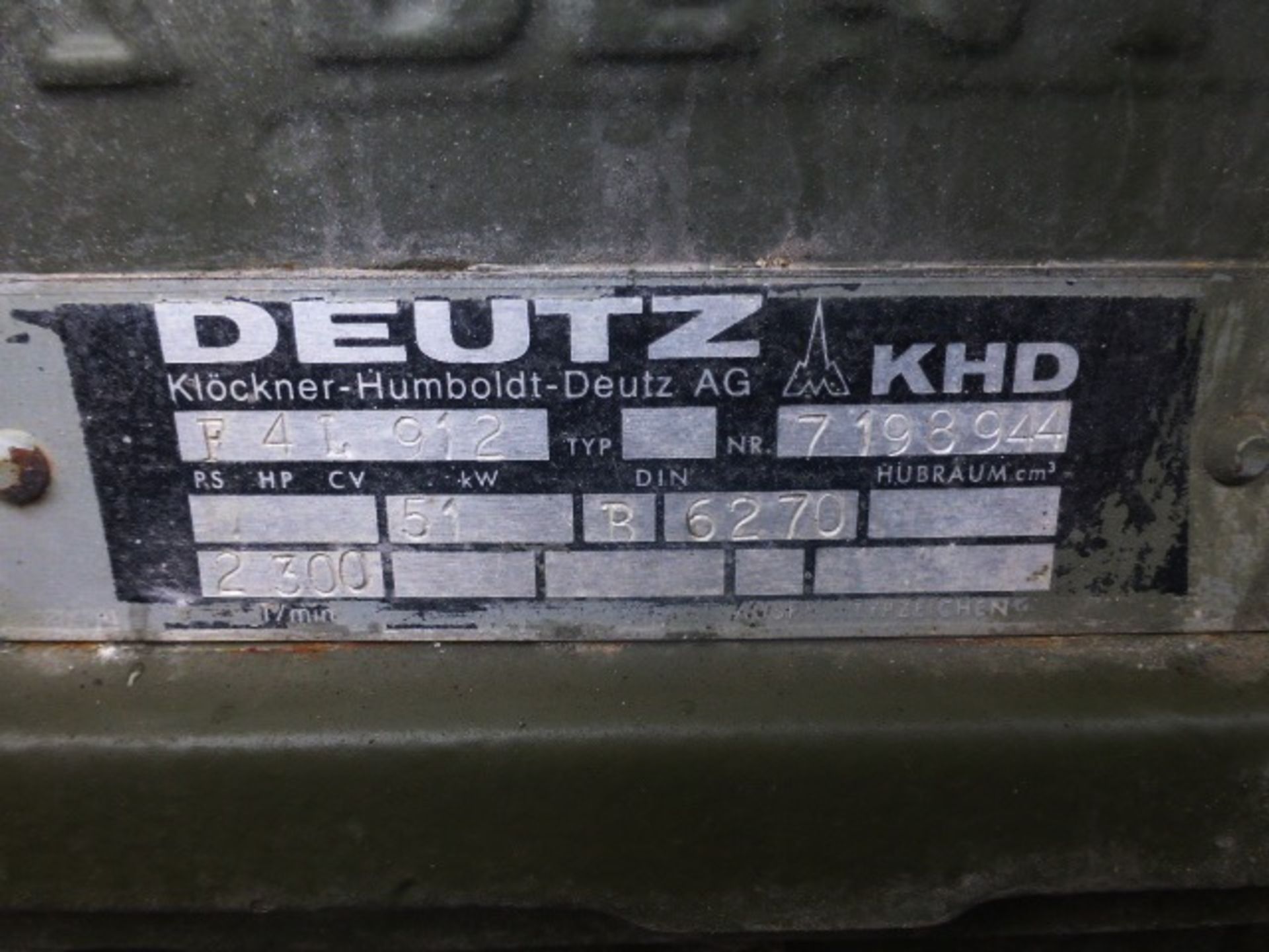F4L912 Deutz Diesel powered Hydraulic Floor saw / Road saw complete with trailer - Bild 11 aus 20