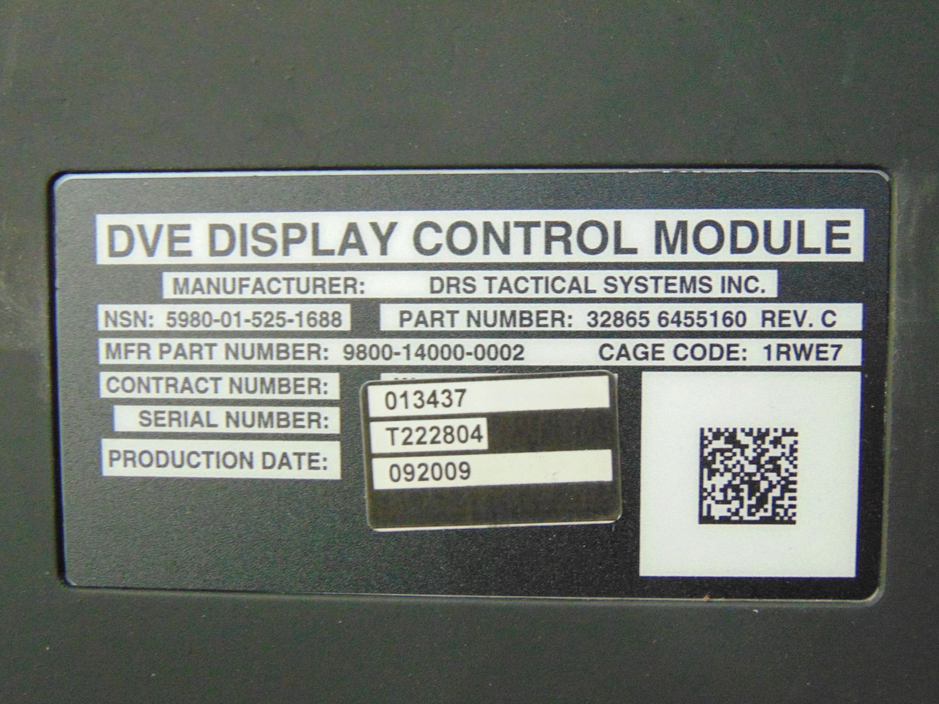 DRS Technologies DVE Display Controle Module - Image 9 of 11