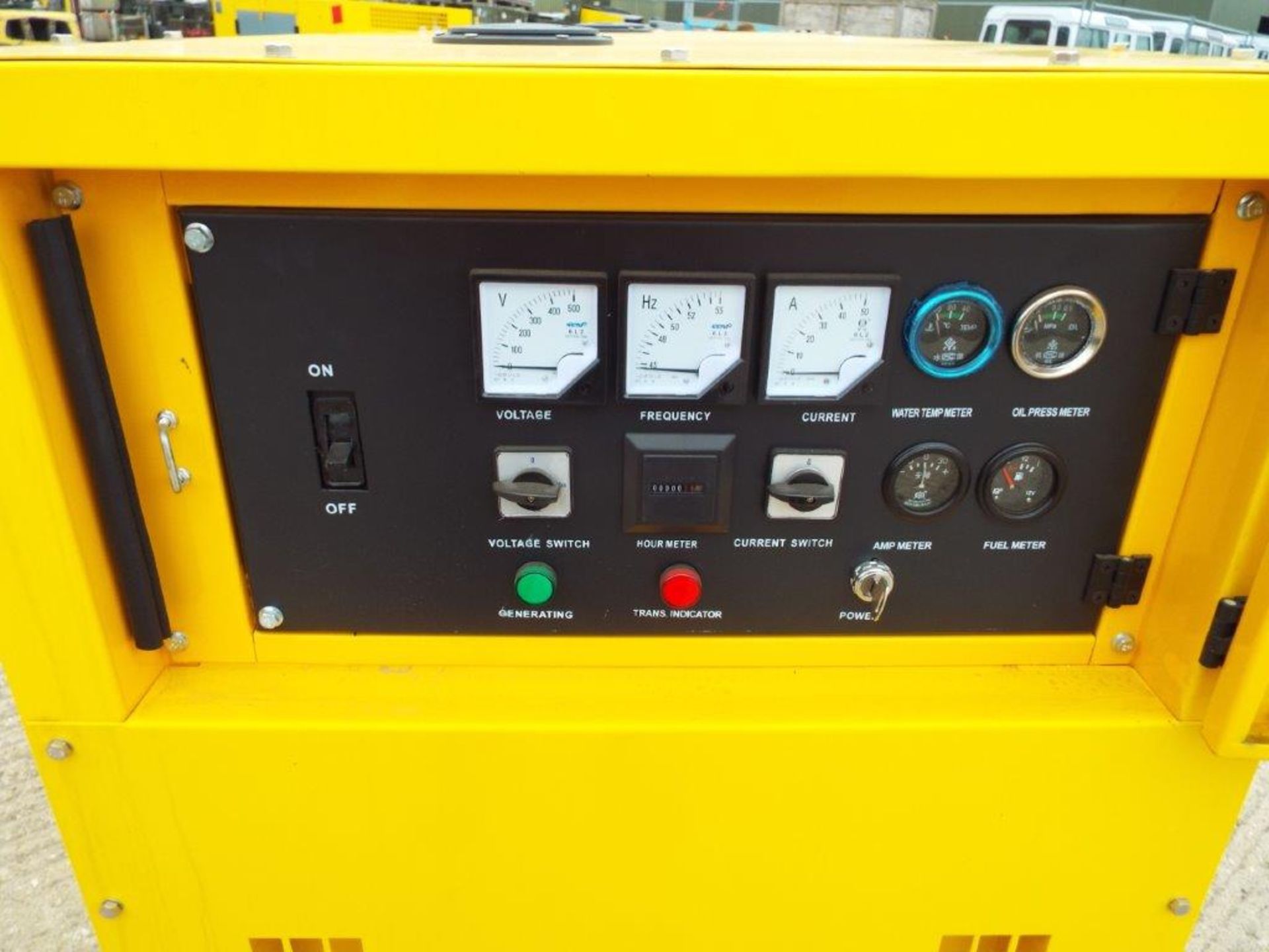 UNISSUED WITH TEST HOURS ONLY 30 KVA 3 Phase Silent Diesel Generator Set - Image 13 of 16