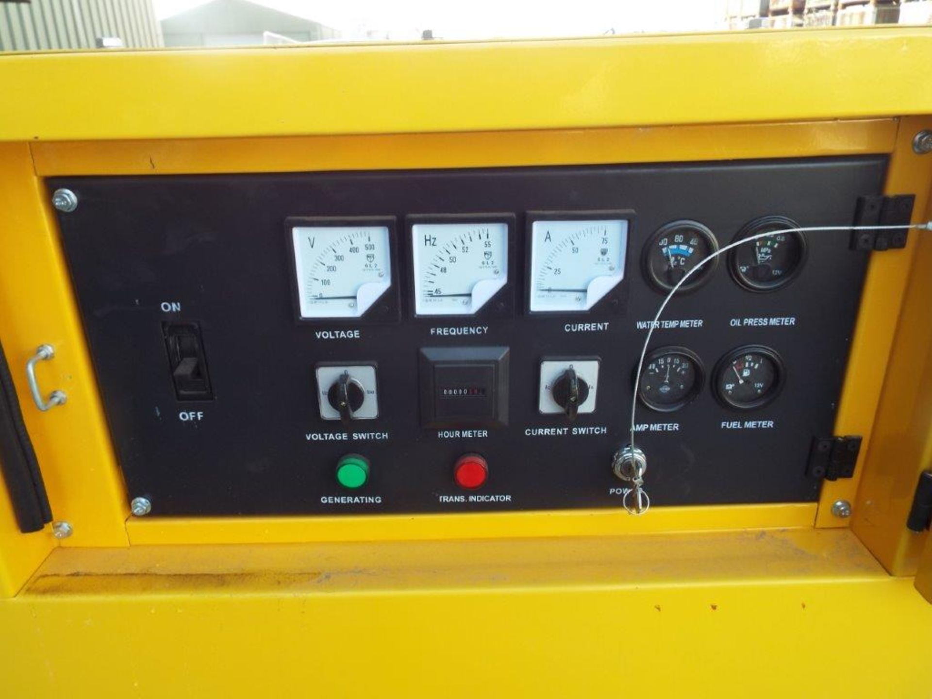 UNISSUED WITH TEST HOURS ONLY 40 KVA 3 Phase Silent Diesel Generator Set - Image 15 of 18