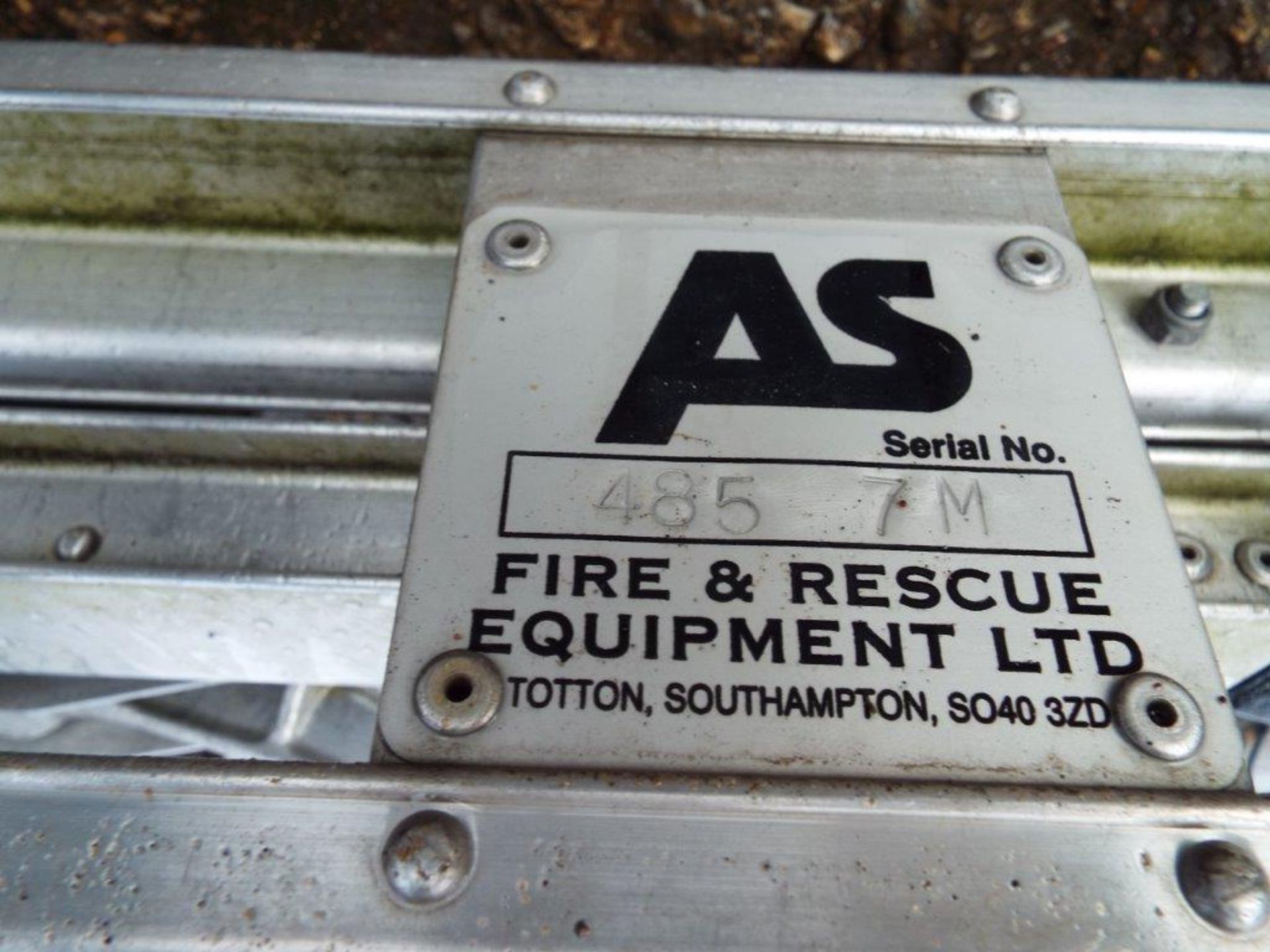AS Fire and Rescue 7m 2 Section Aluminium Ladder - Image 5 of 6