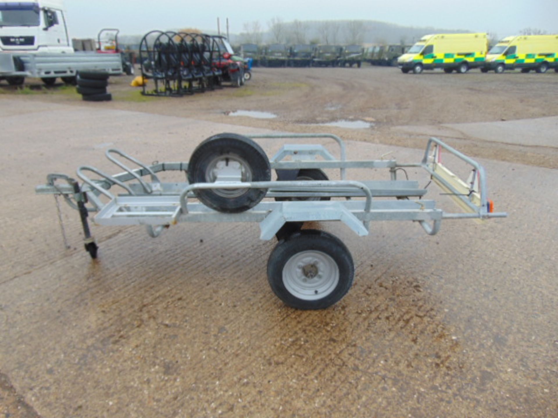 Single Axle Double Motorbike Trailer - Image 4 of 13