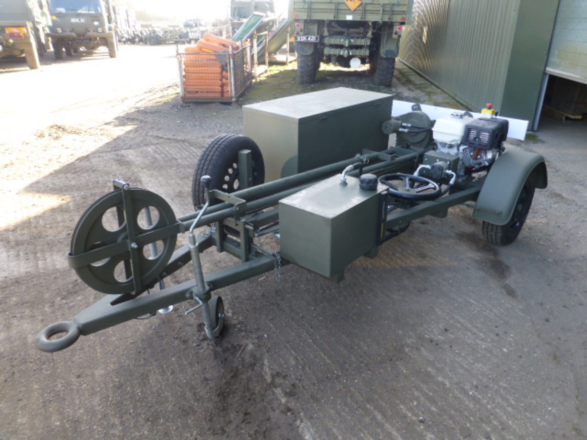 Trailer Mounted Mobile Drilling Rig
