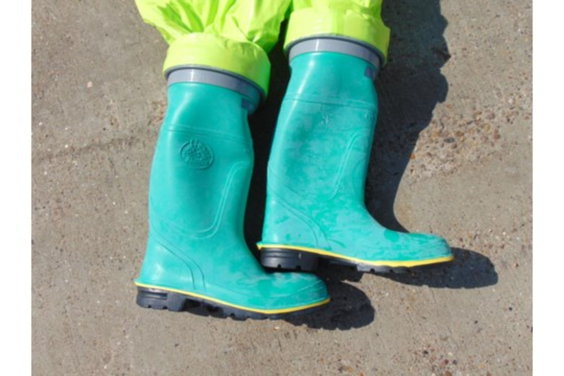 Q12 x Unissued Respirex Tychem TK Gas-Tight Hazmat Suit Type 1A with Attached Boots and Gloves - Image 6 of 10