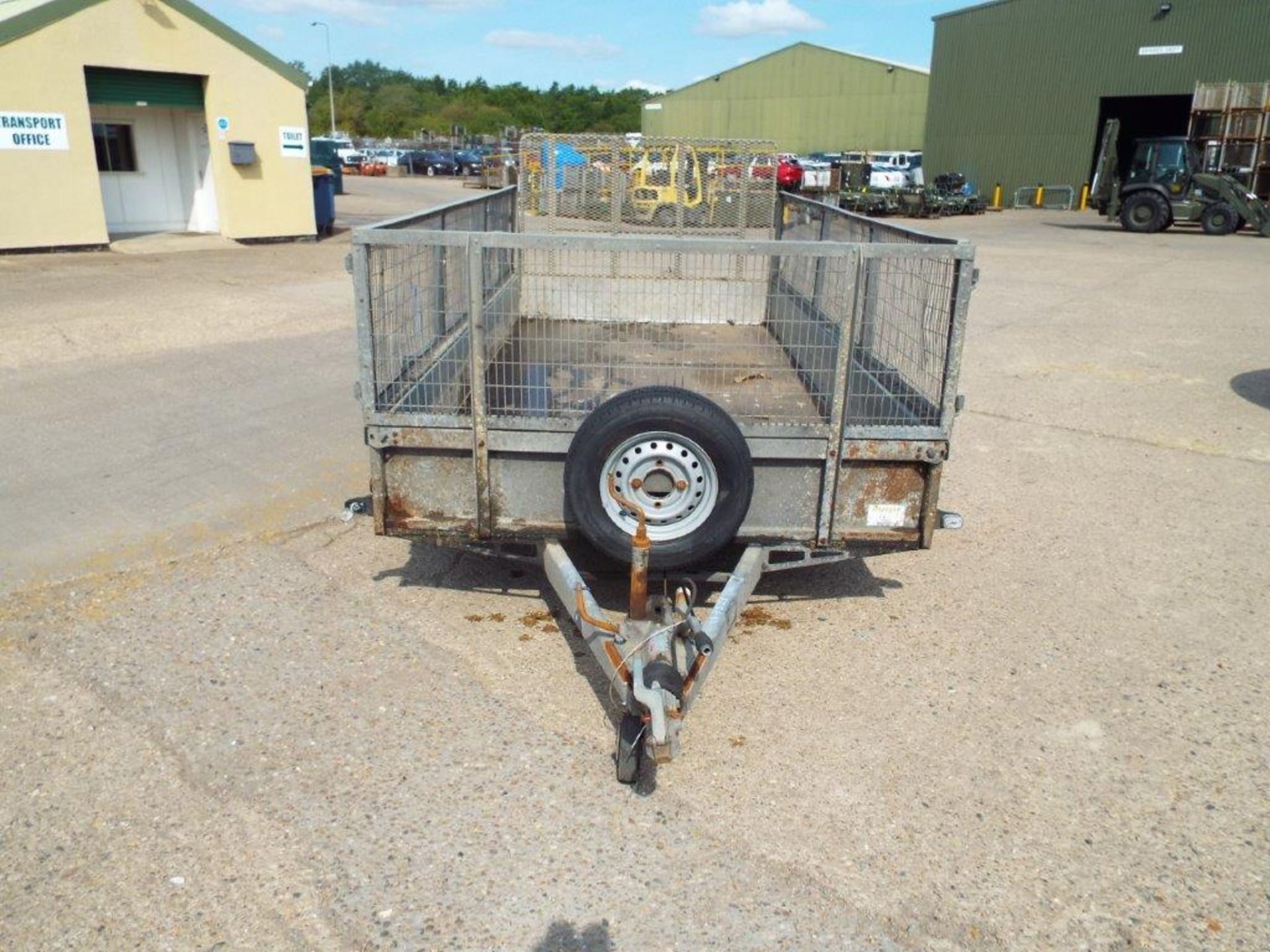 Bateson Twin Axle Trailer with Rear Ramp and Cage Sides - Image 2 of 22