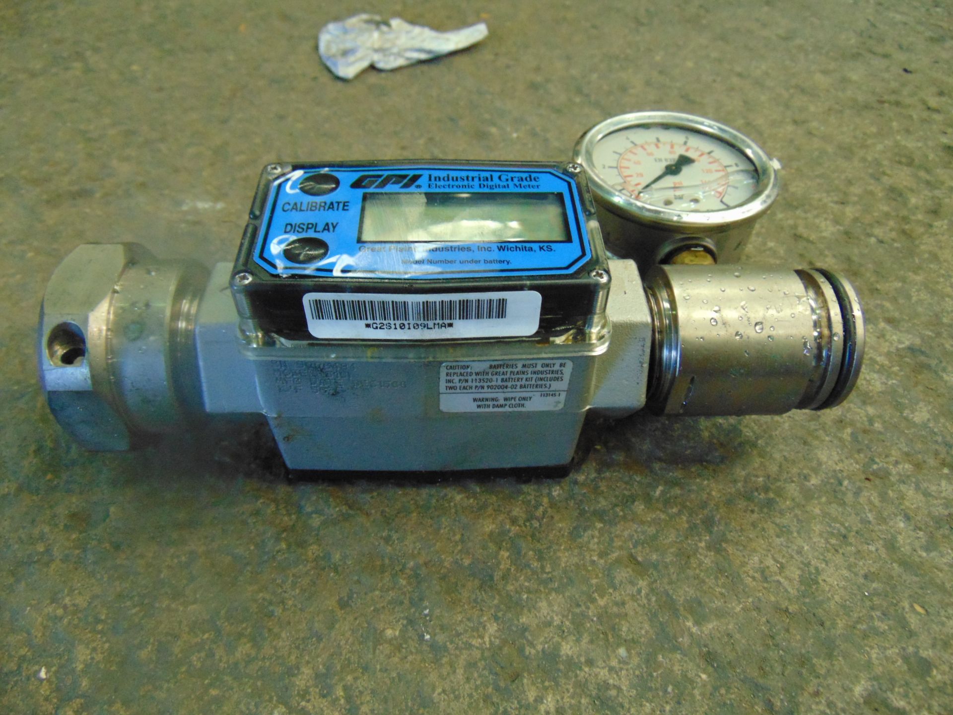 GPI Industrial Grade Electronic Digital Flowmeter - Image 2 of 9