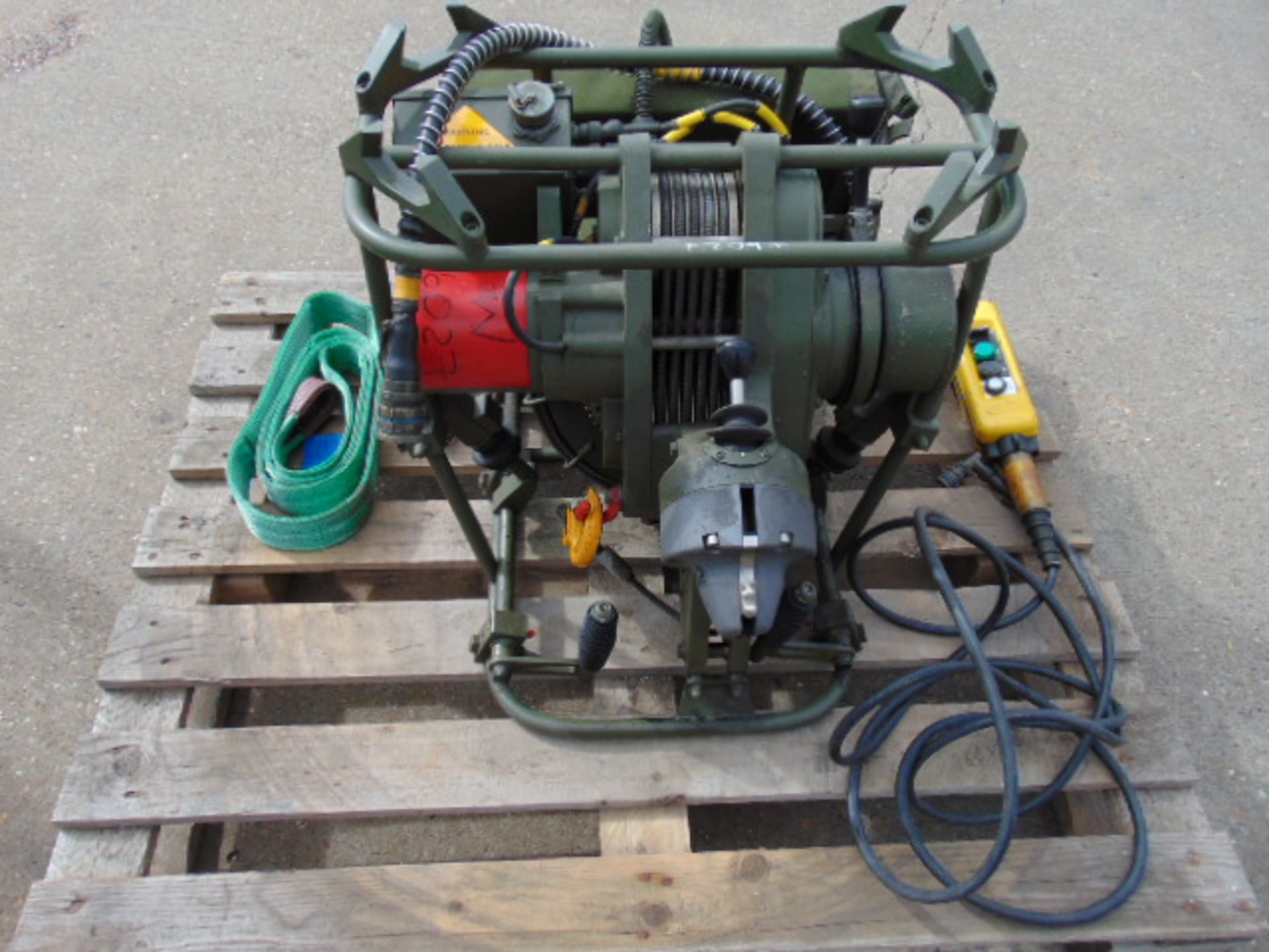 Unissued Demountable Recovery Winch Assembly c/w remote control and accessories from the UK MOD. - Image 3 of 8