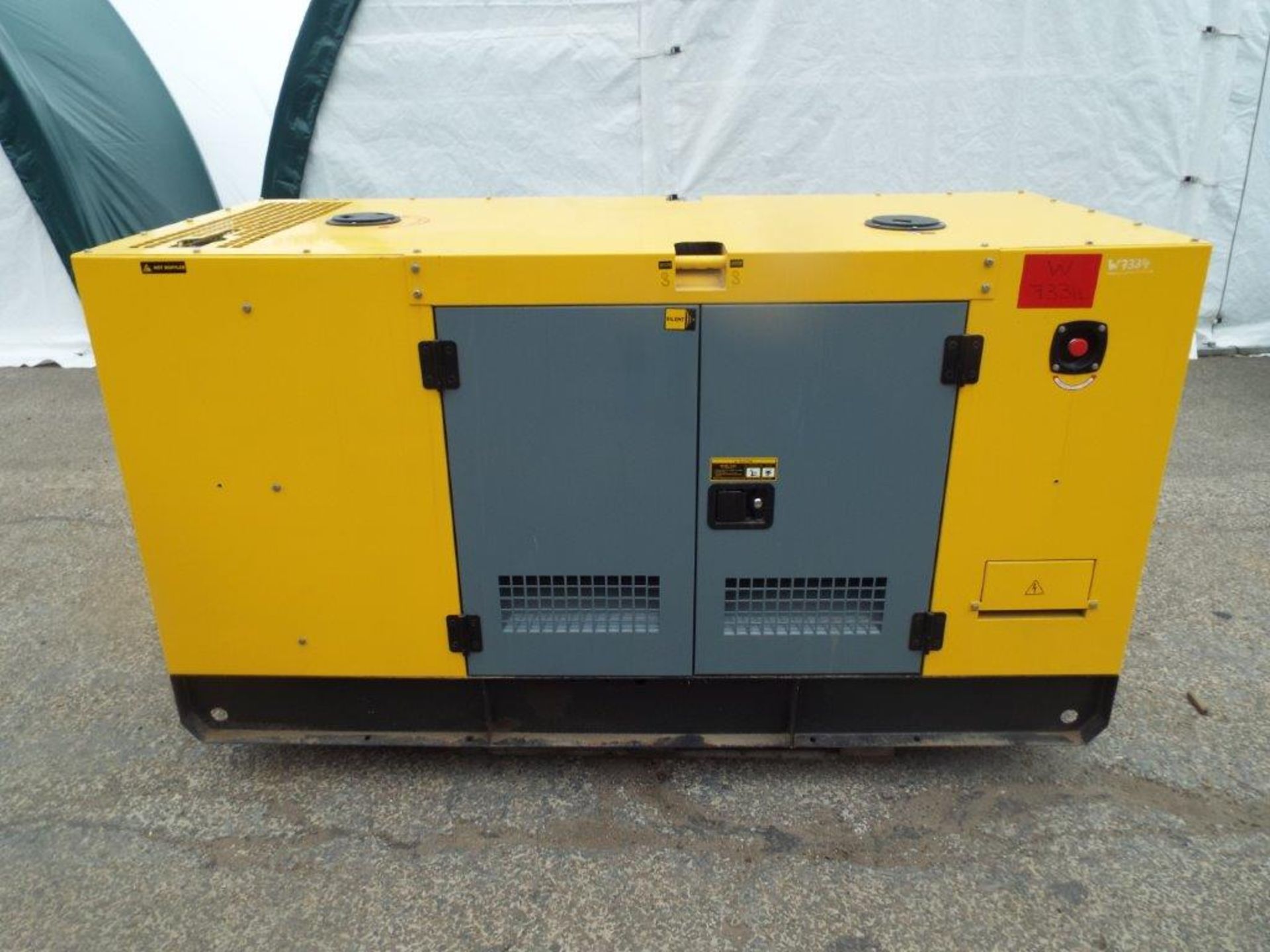 UNISSUED WITH TEST HOURS ONLY 70 KVA 3 Phase Silent Diesel Generator Set - Image 2 of 16