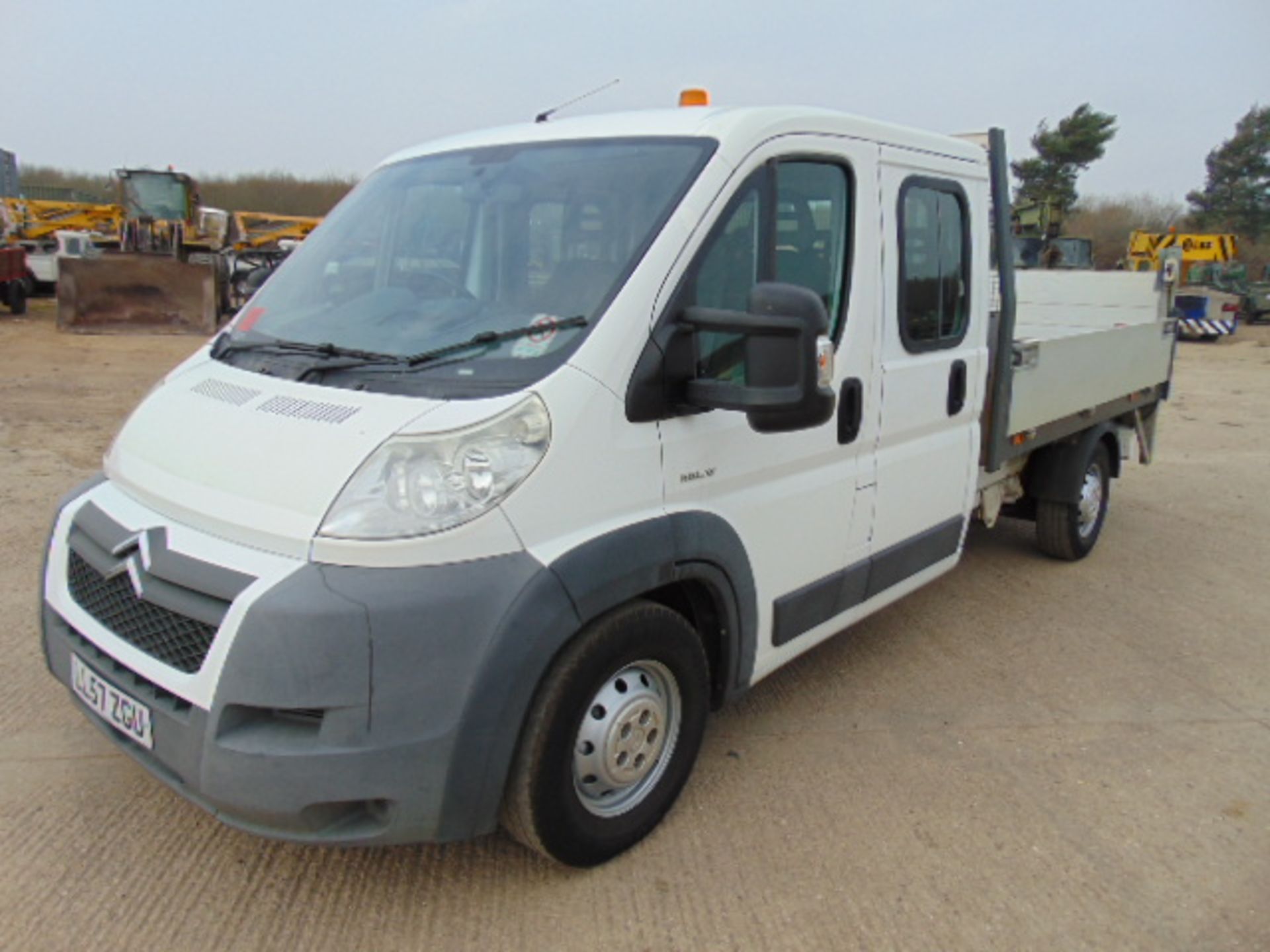 Citroen Relay 7 Seater Double Cab Dropside Pickup with 500kg Ratcliff Palfinger Tail Lift - Image 3 of 27