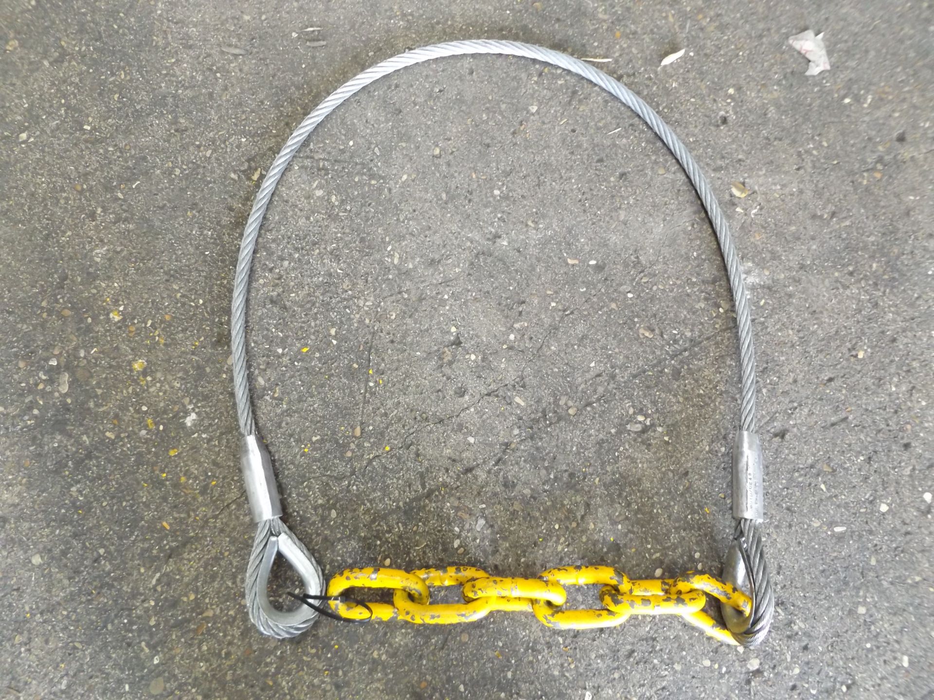 2 x Unissued Heavy Duty Wire Rope and Chain Assys - Image 2 of 6