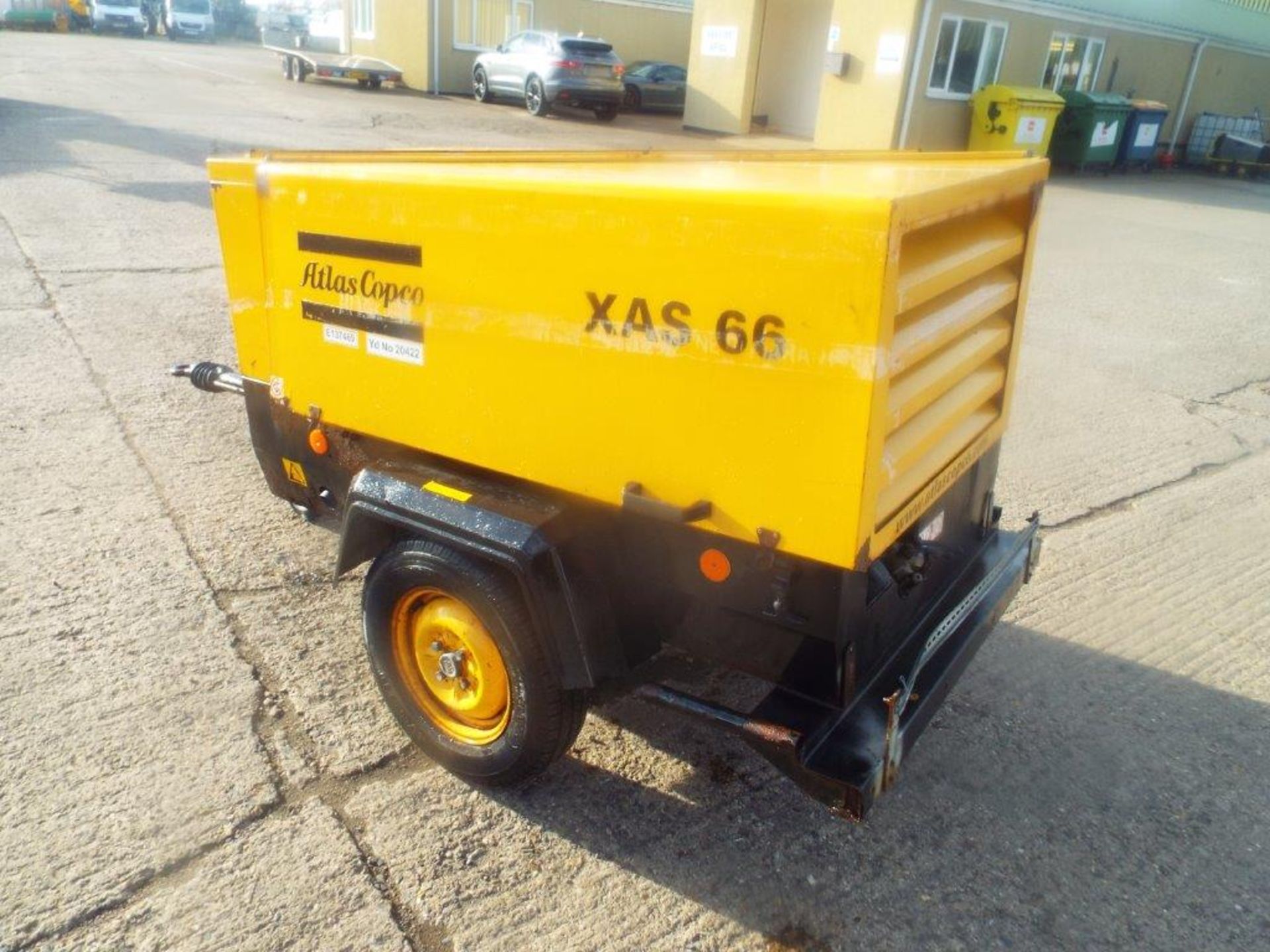 Atlas Copco XAS 66 Trailer Mounted Air Compressor - Image 5 of 19