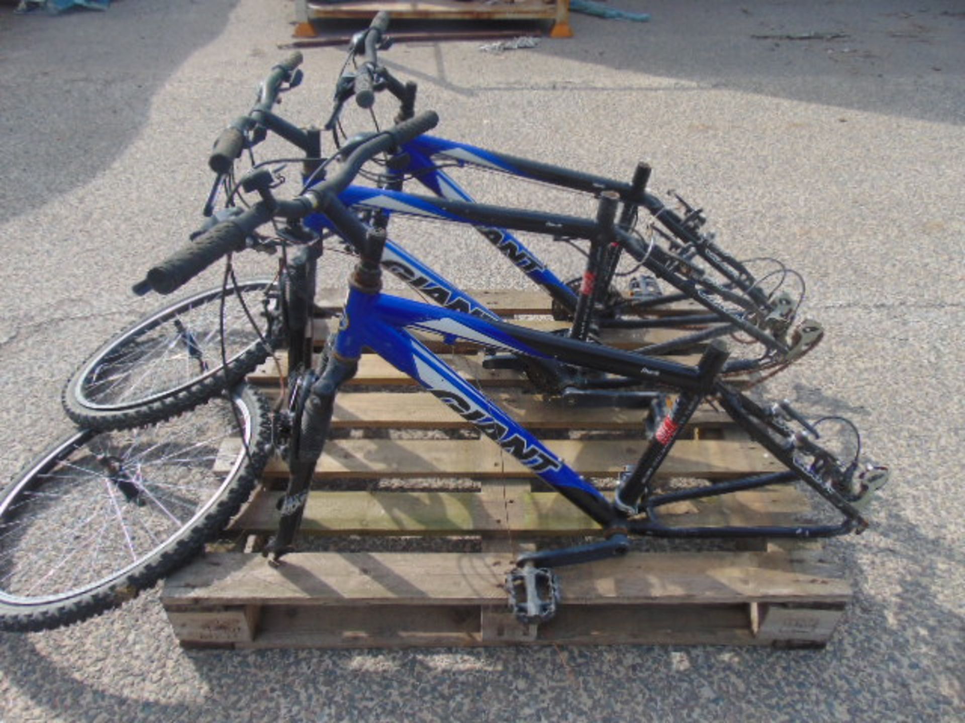 3 x Giant Alluxx 6000 Series Bike Frames with Forks, 2 x wheels etc - Image 2 of 9