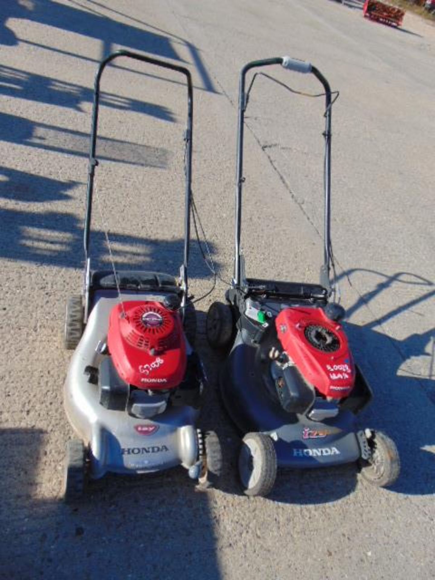 2 x Honda Izy Lawnmowers