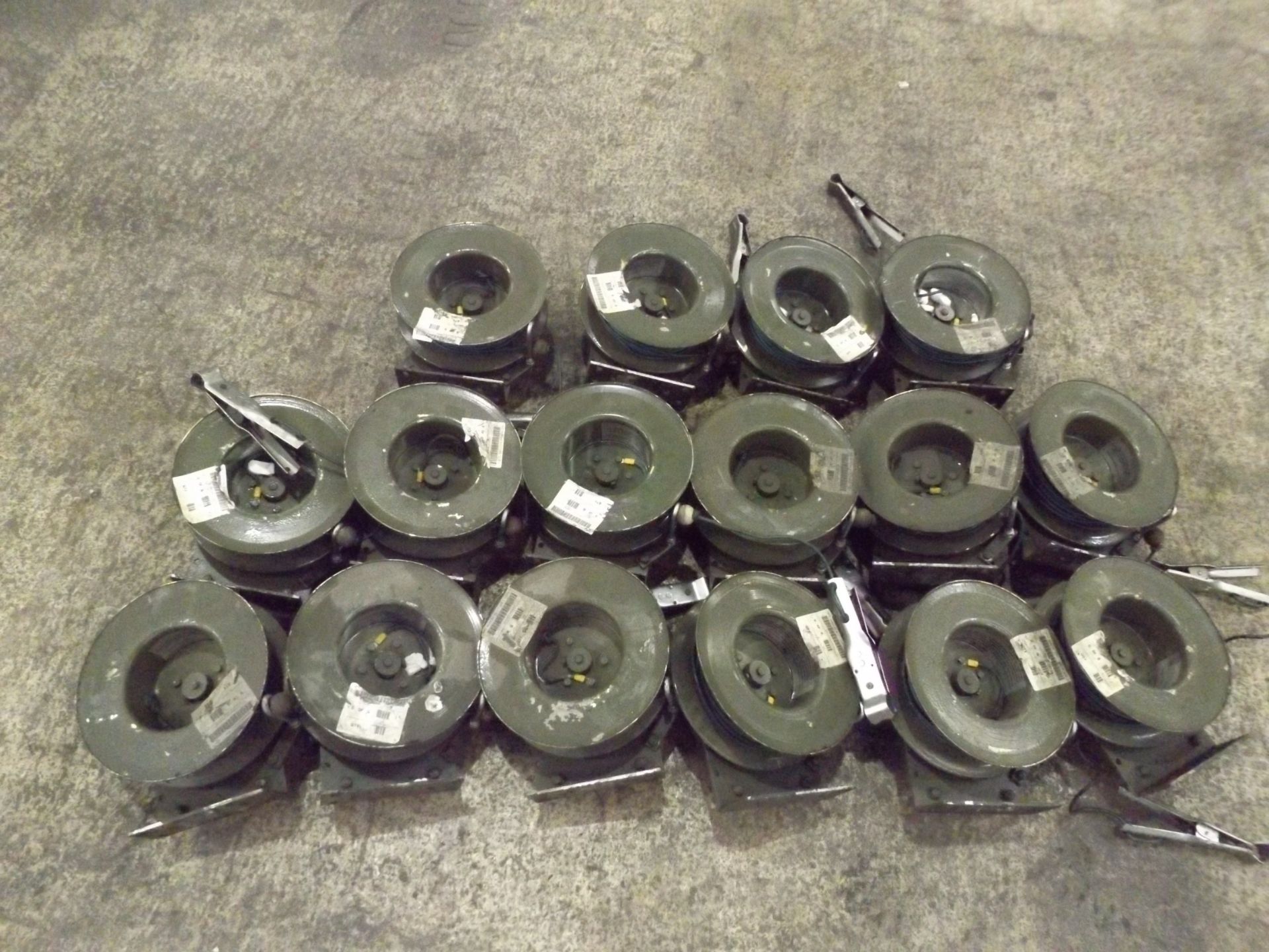 16 x Fluid Tranfer Earthing Cable Reels