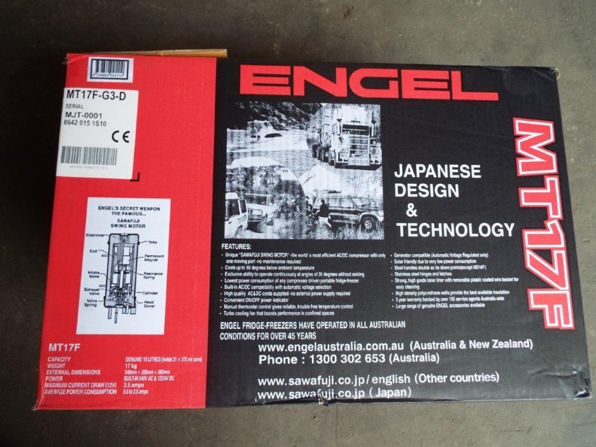 Engel MT17F 12/24V 15 Litre Portable Chest Fridge / Freezer - Image 7 of 9
